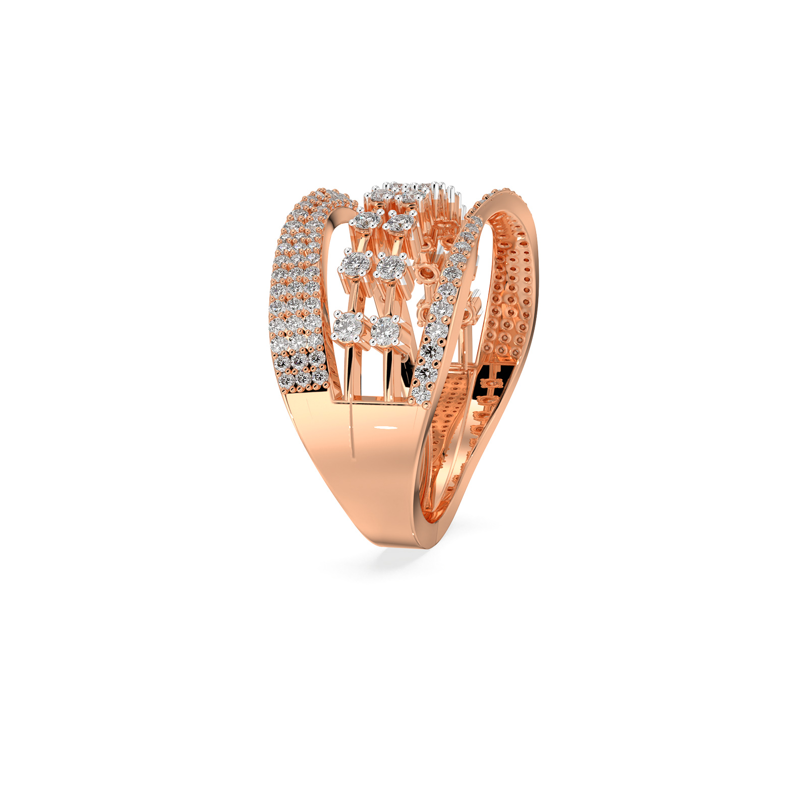 DIAMOND LADIES RING 18CT
