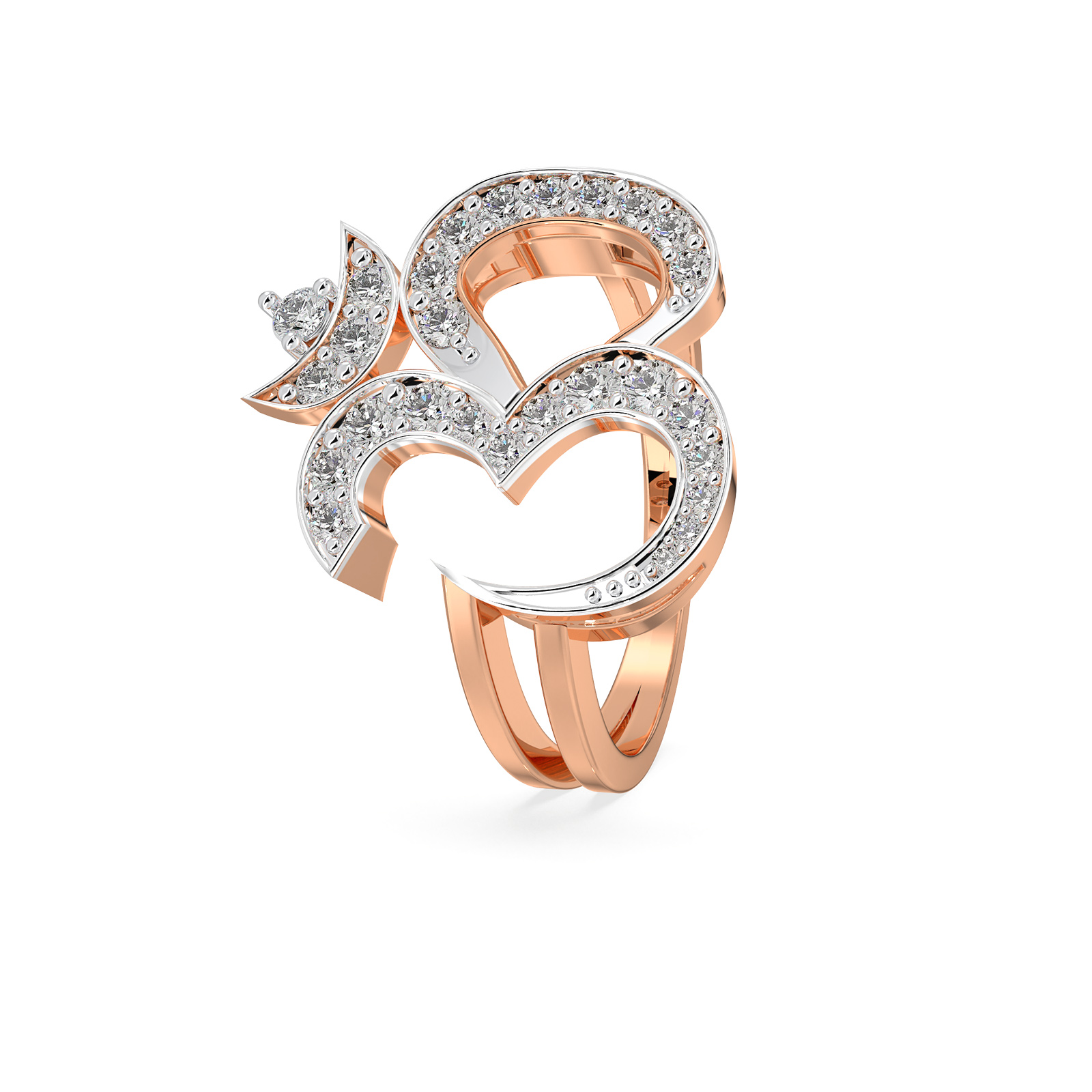 DIAMOND LADIES RING 18CT