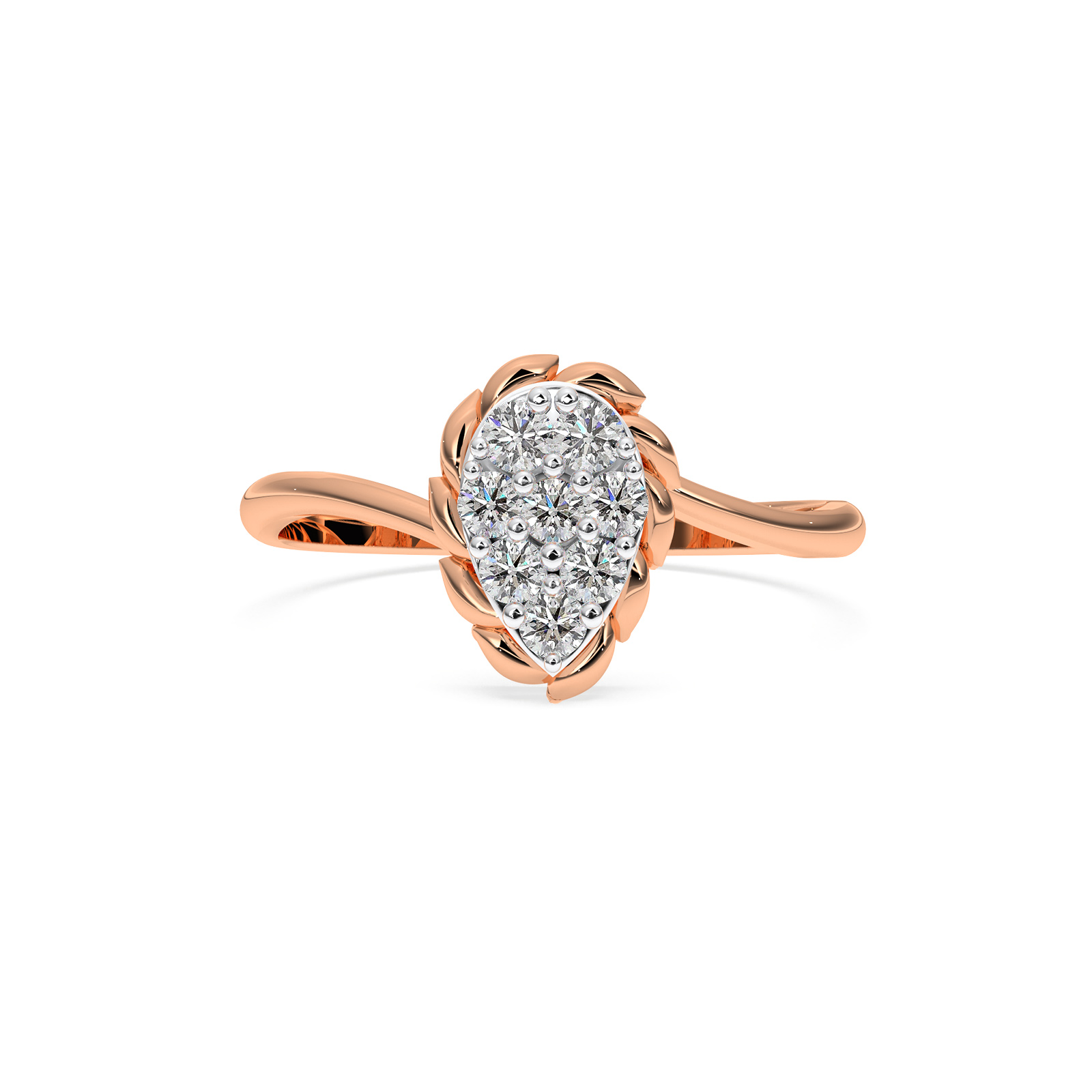 DIAMOND LADIES RING 18CT