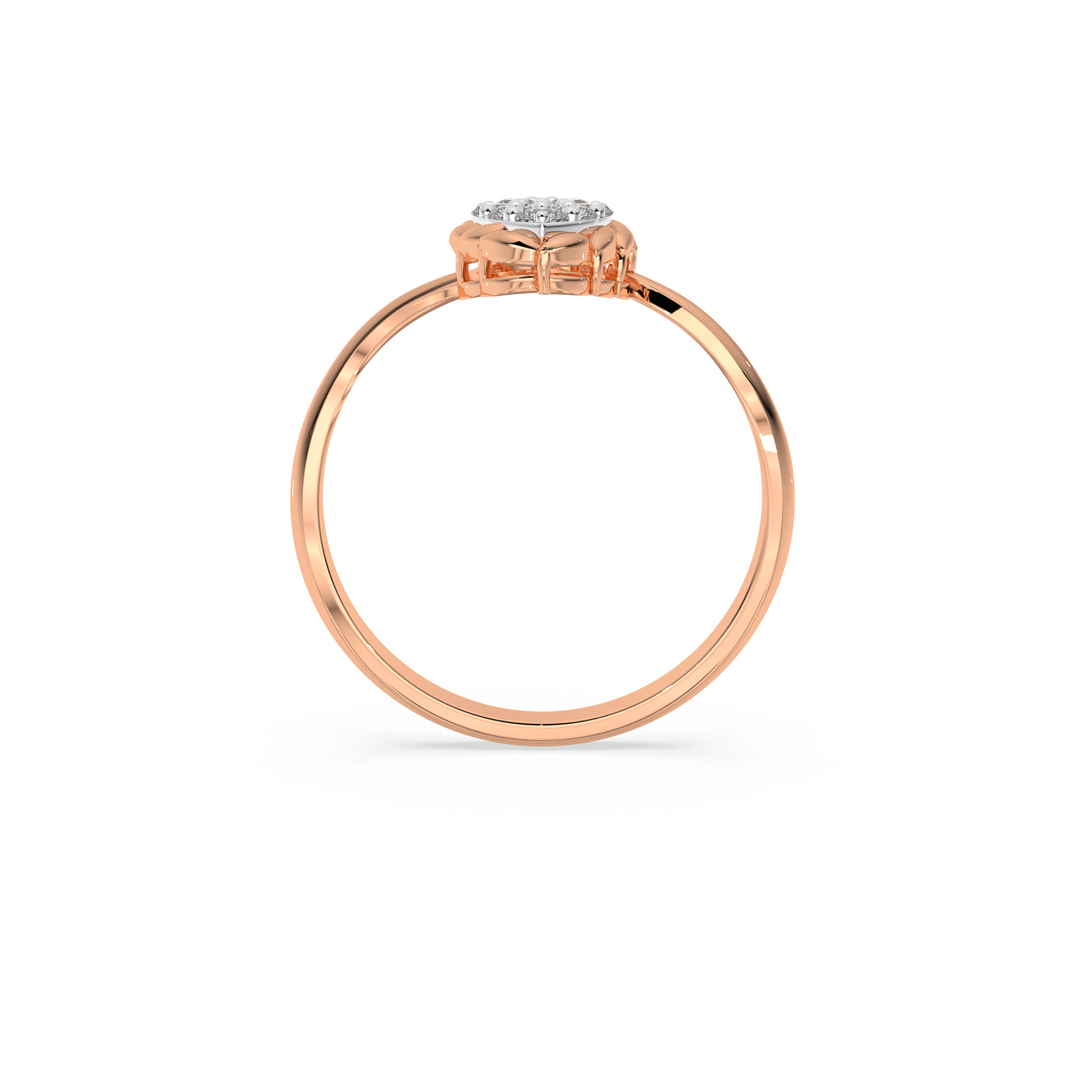 DIAMOND LADIES RING 18CT