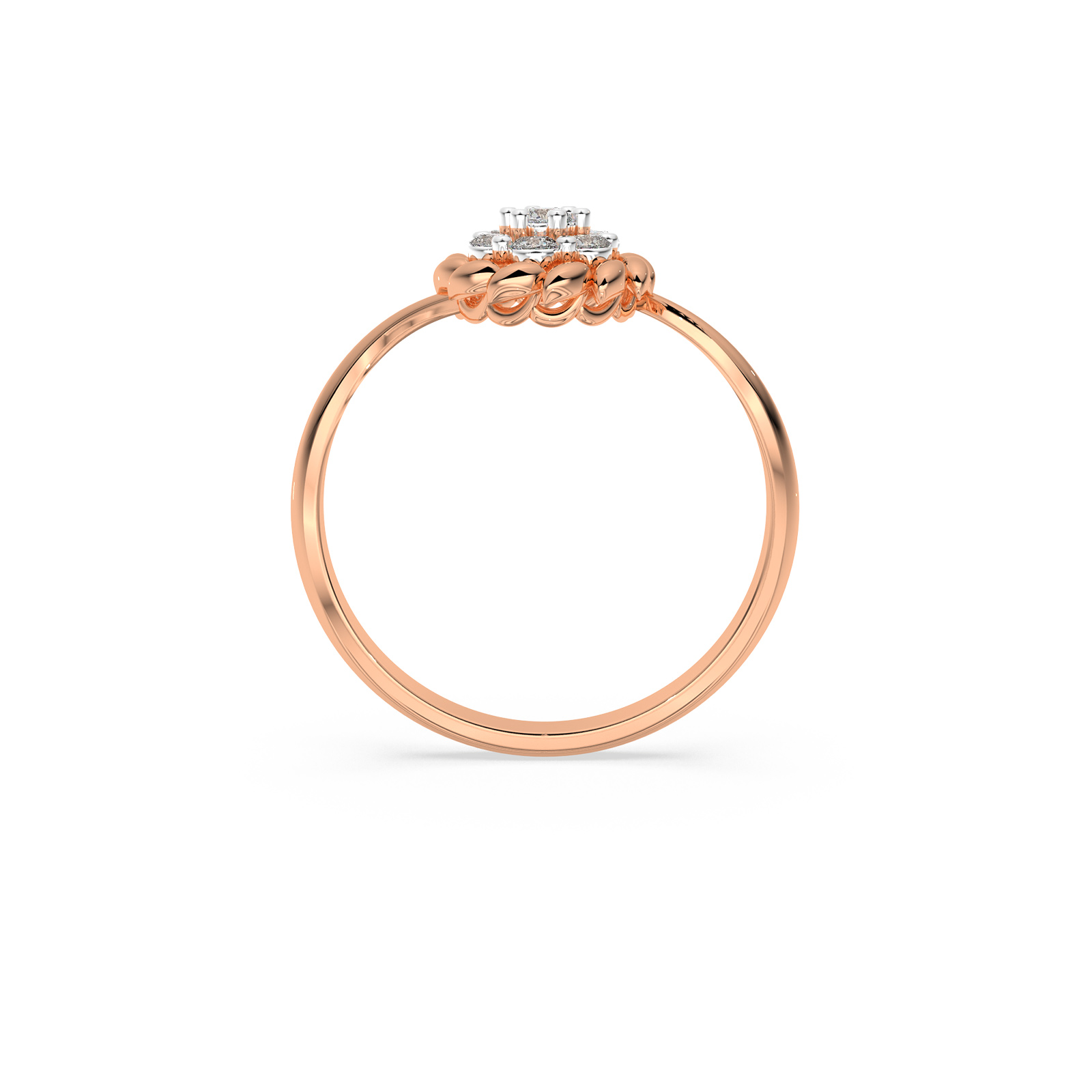 DIAMOND LADIES RING 18CT