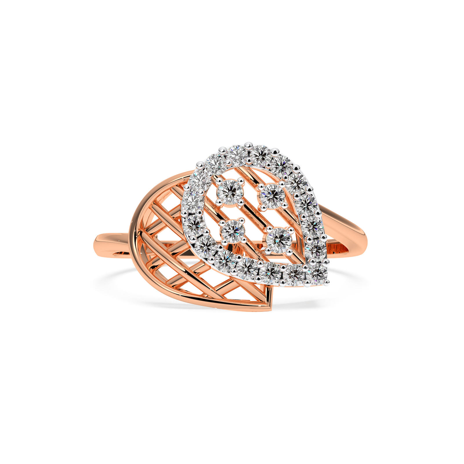 DIAMOND LADIES RING 18CT