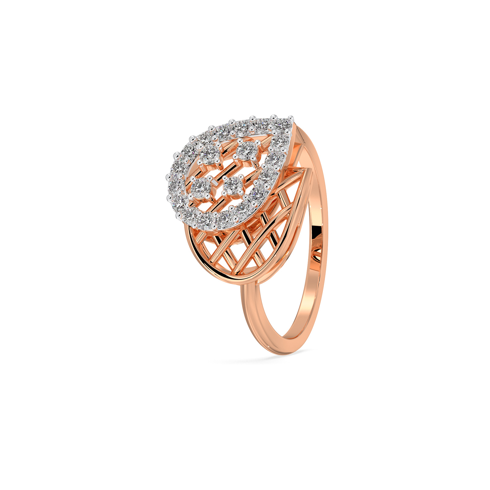 DIAMOND LADIES RING 18CT