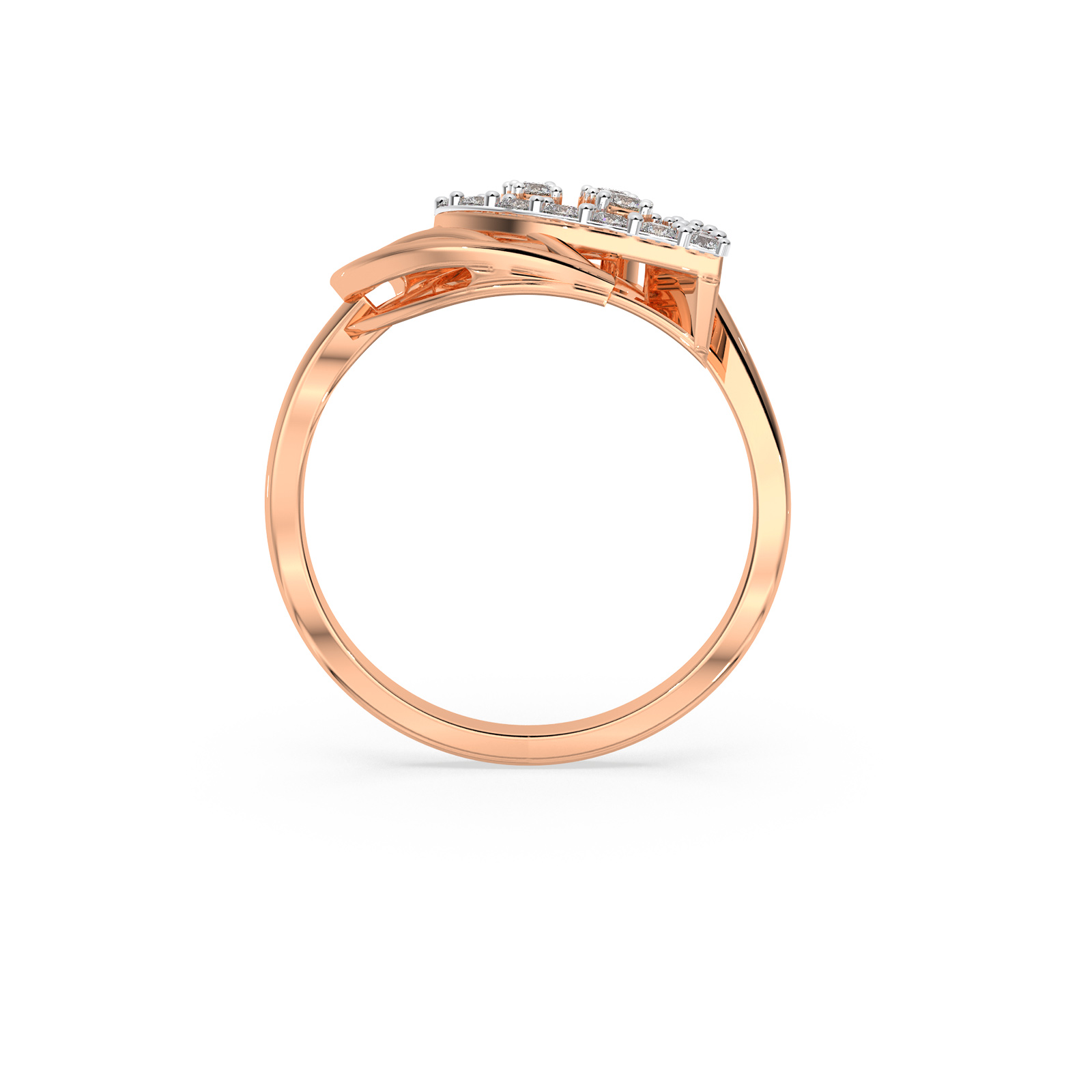 DIAMOND LADIES RING 18CT