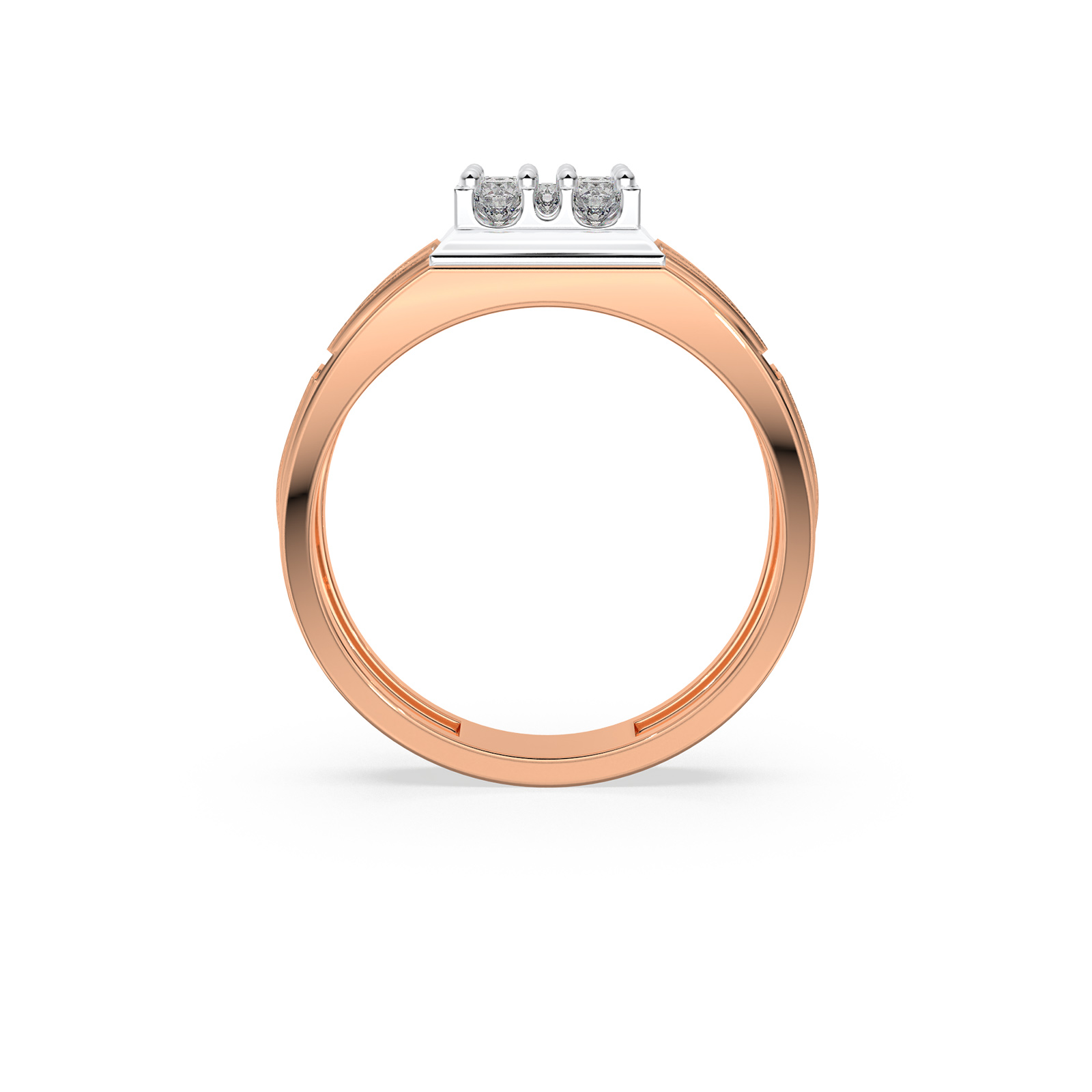 DIAMOND GENTS RING 18CT