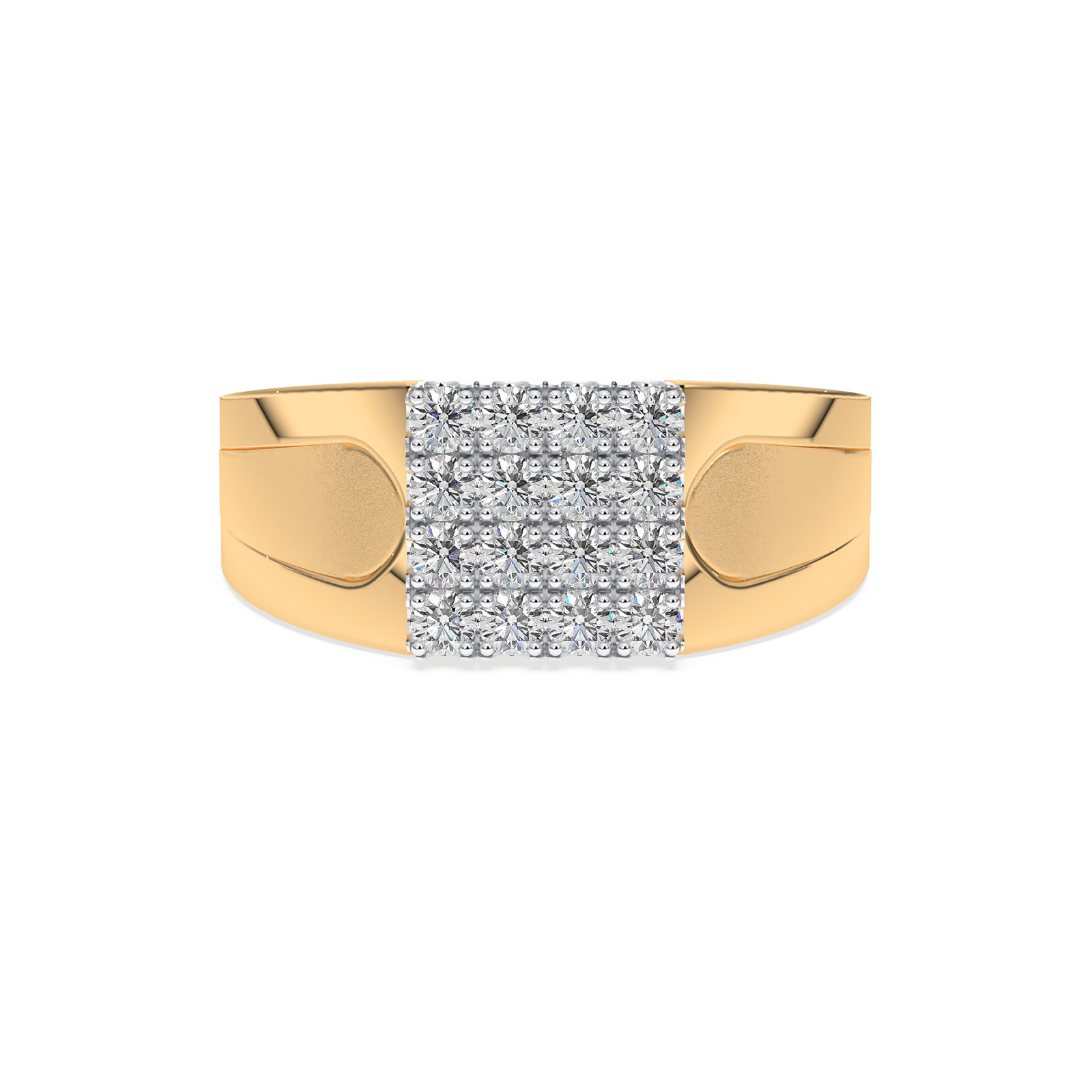 DIAMOND GENTS RING 18CT