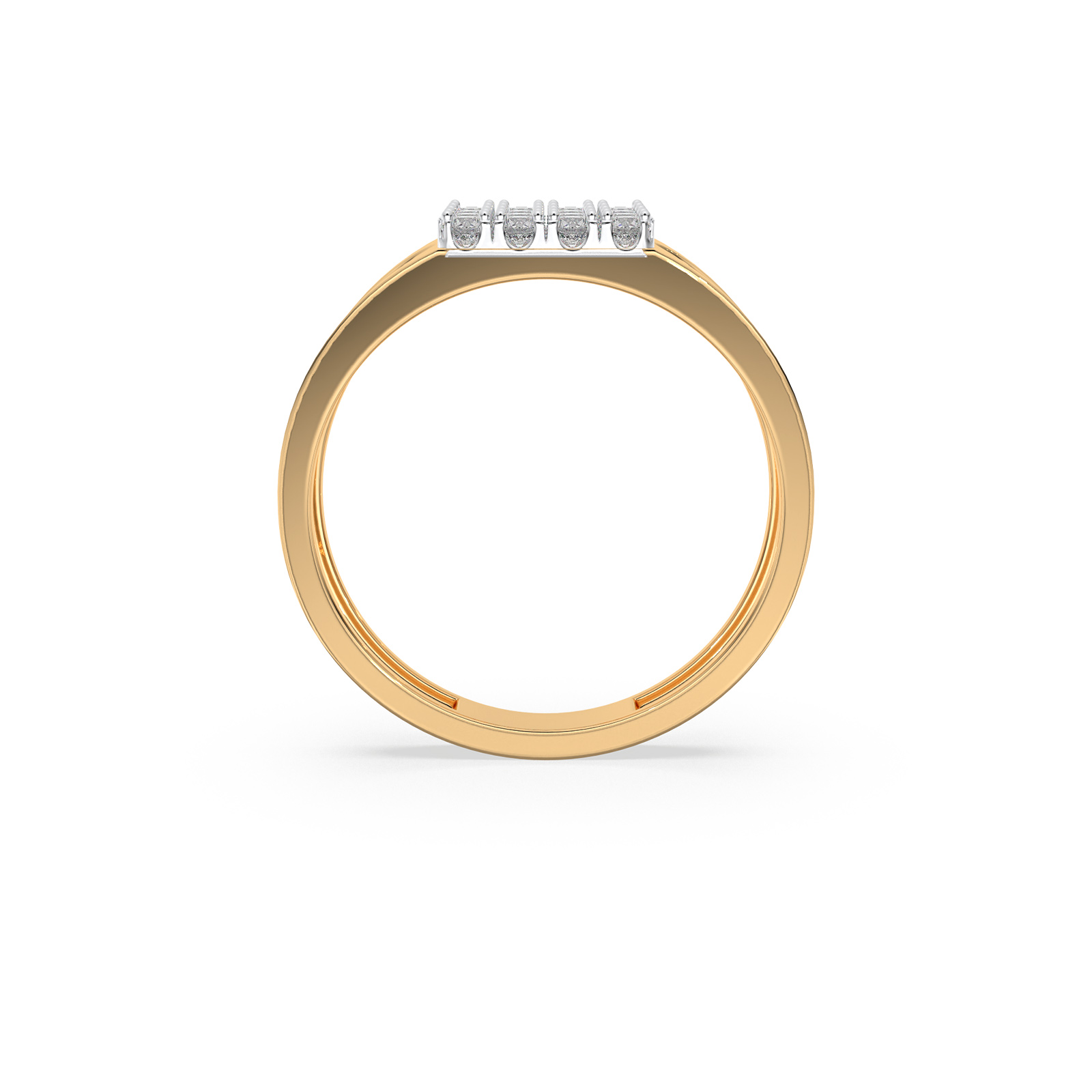 DIAMOND GENTS RING 18CT