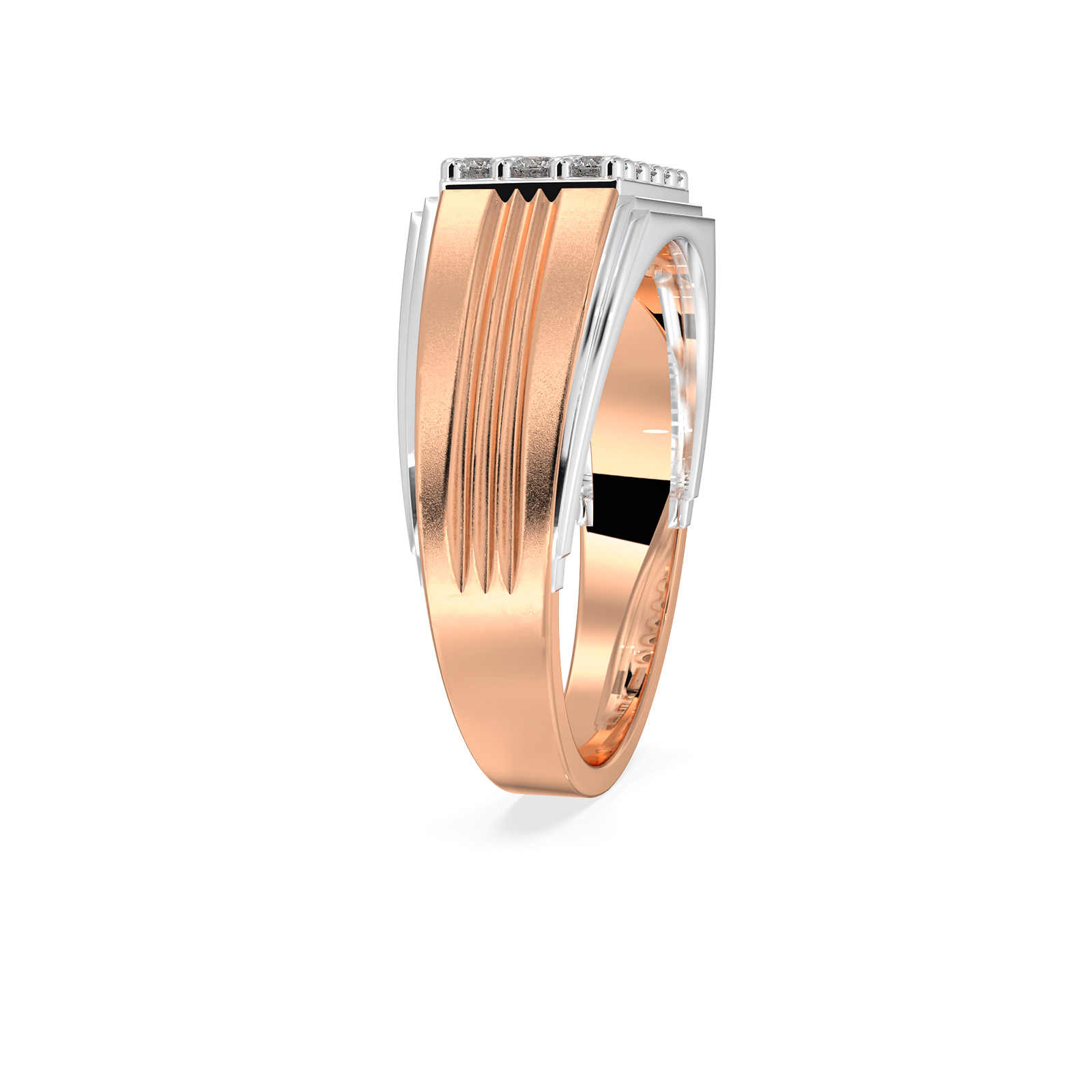 DIAMOND GENTS RING 18CT