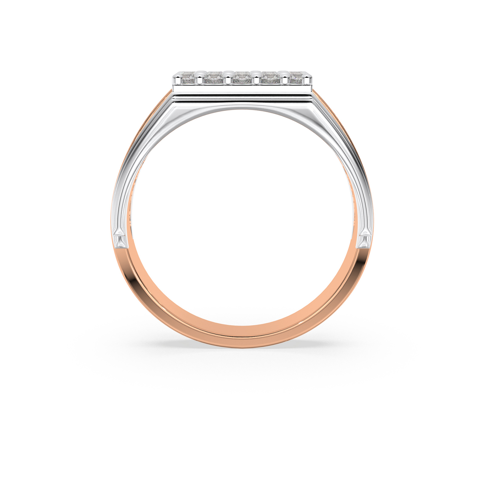 DIAMOND GENTS RING 18CT