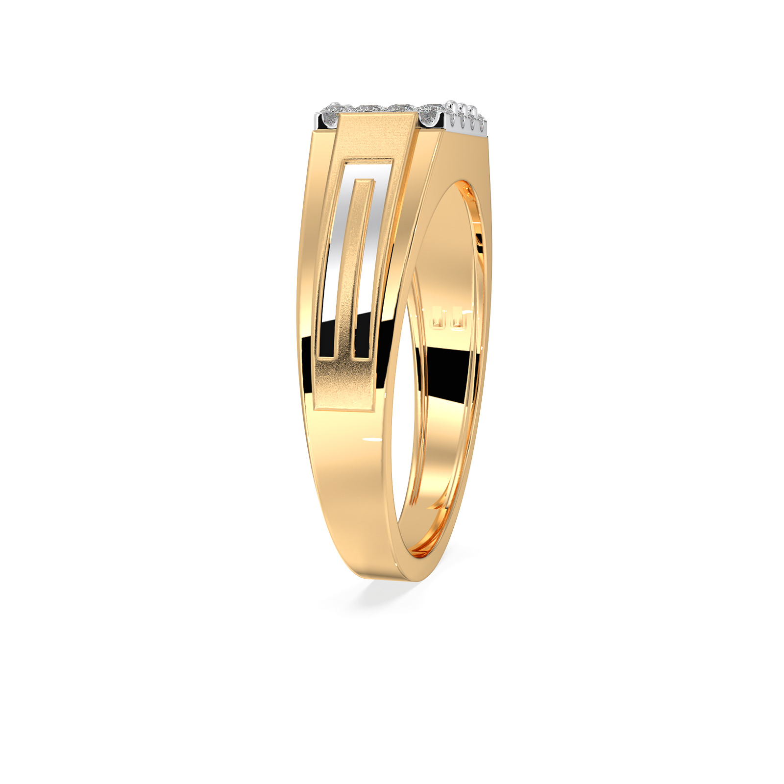 DIAMOND GENTS RING 18CT