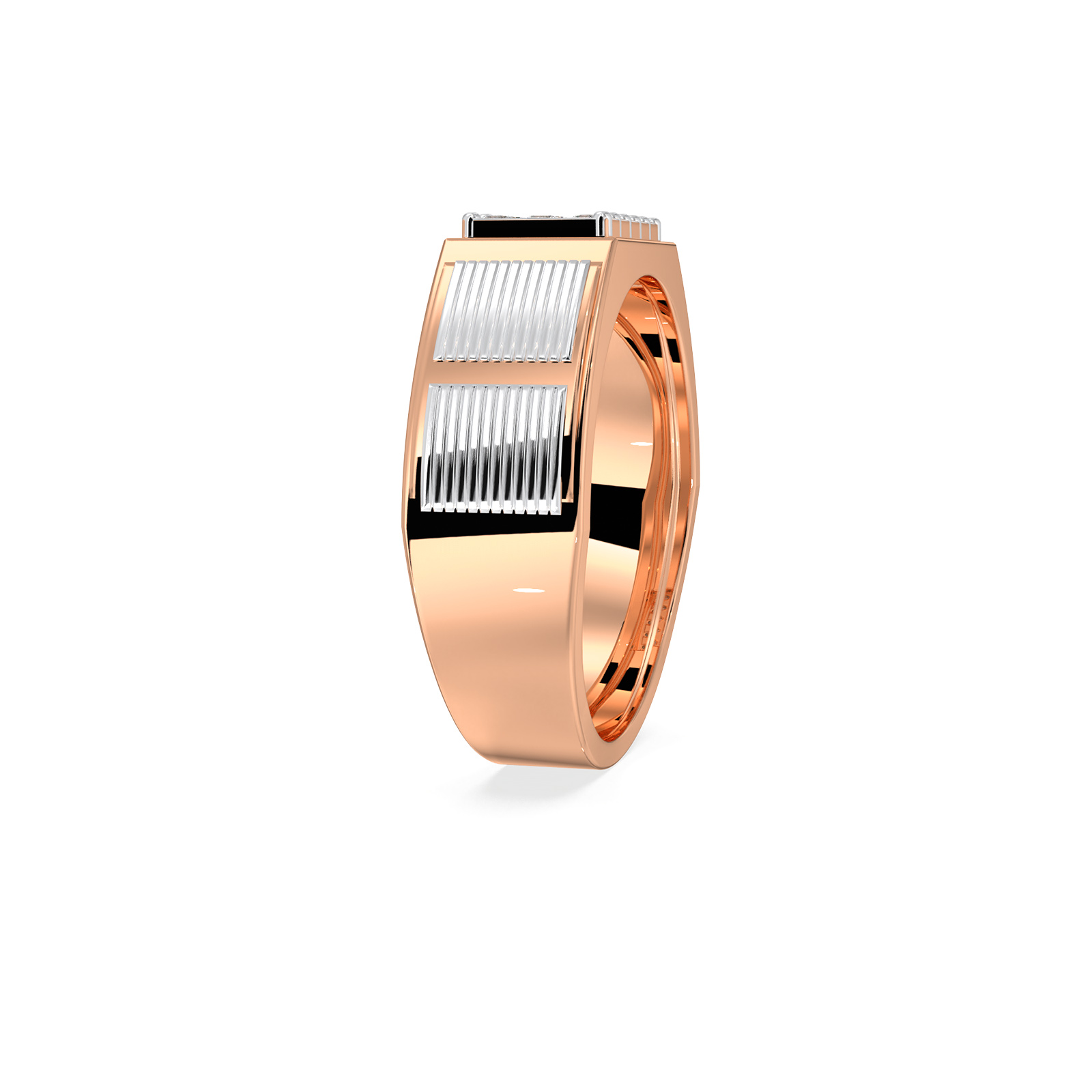 DIAMOND GENTS RING 18CT