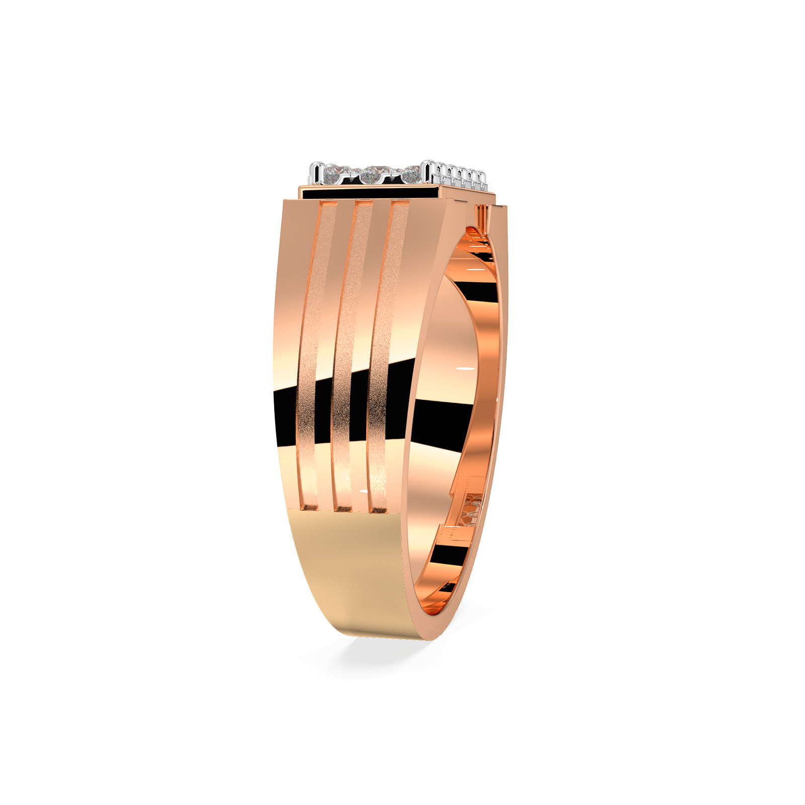 DIAMOND GENTS RING 18CT