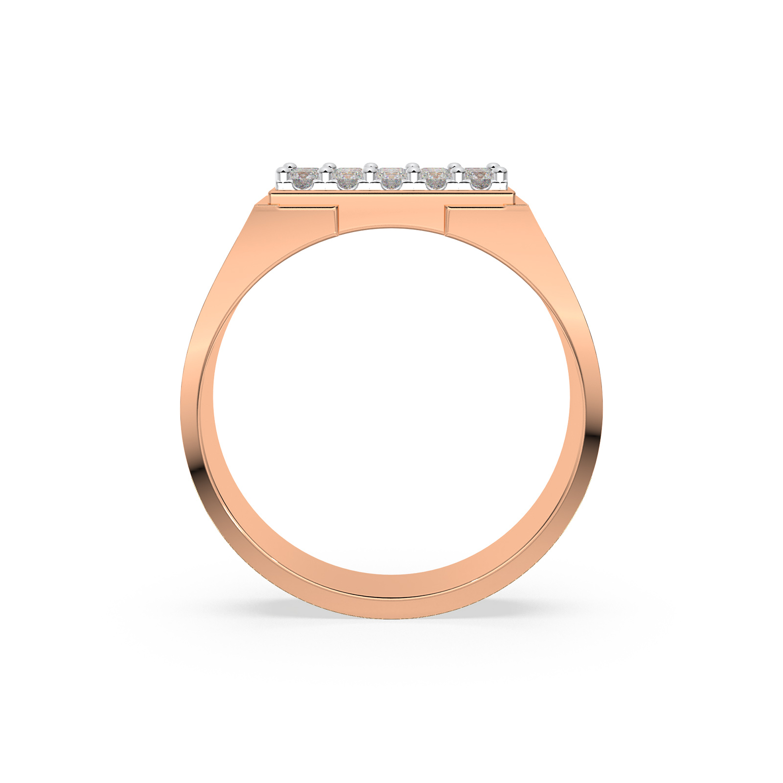 DIAMOND GENTS RING 18CT