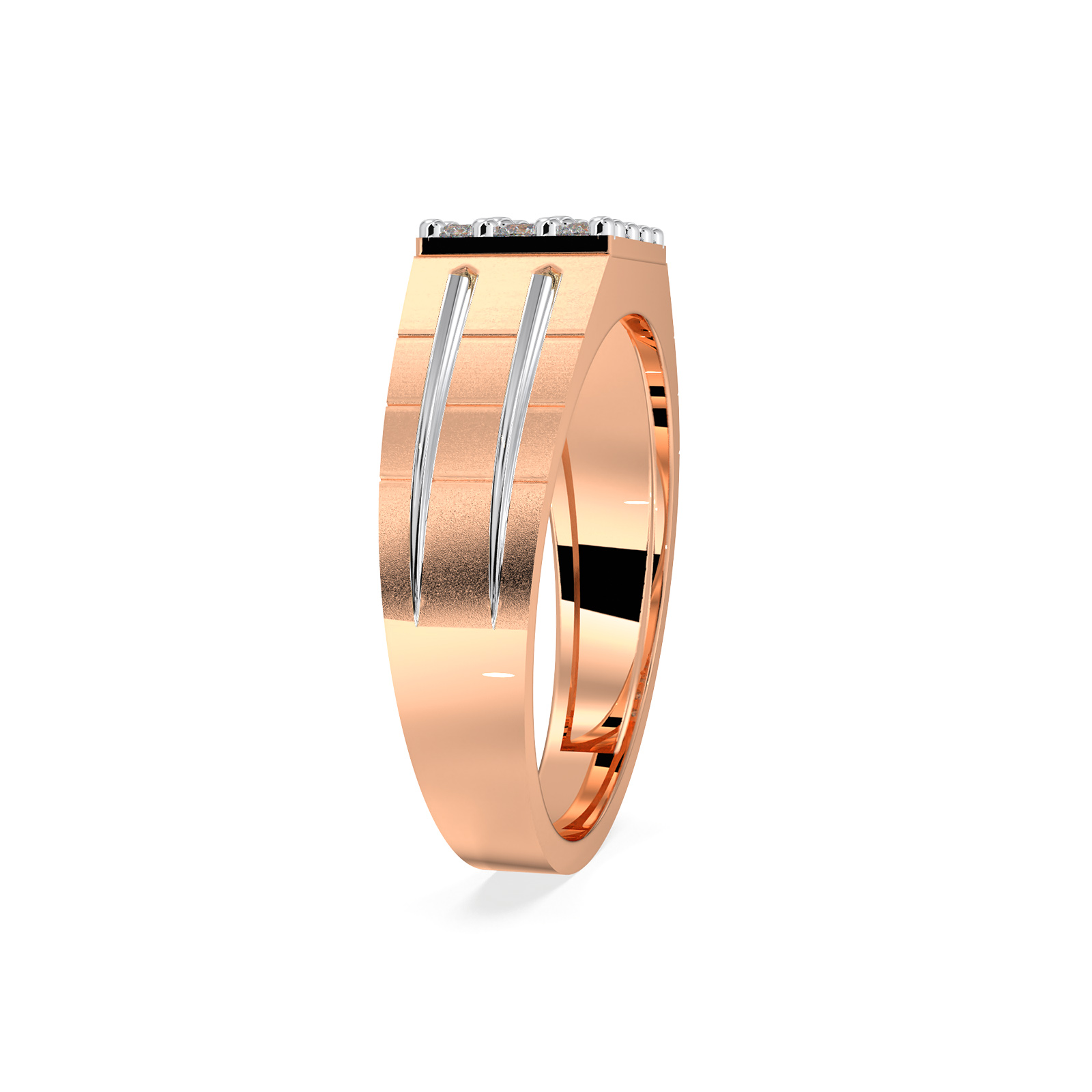 DIAMOND GENTS RING 18CT
