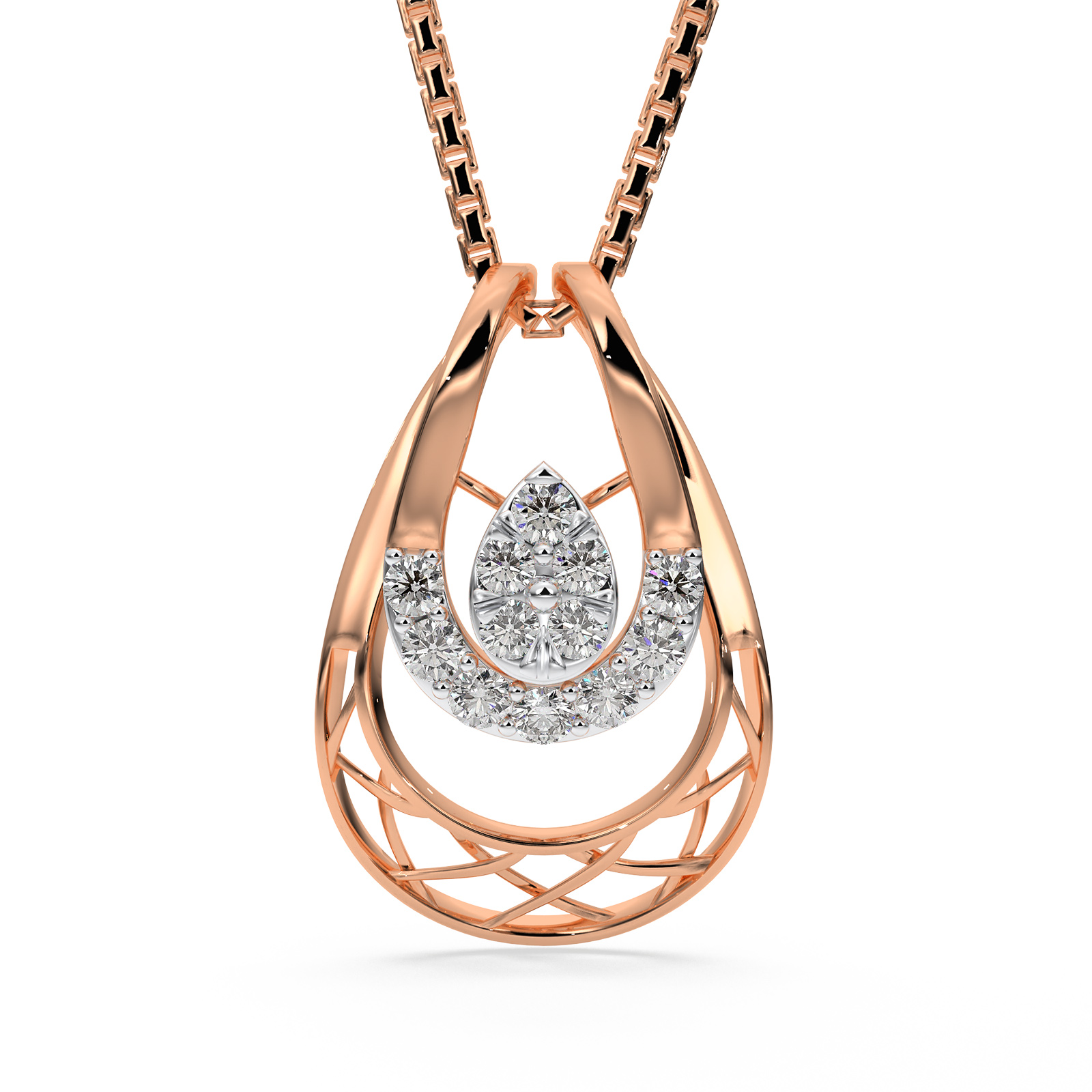 DIAMOND PENDANT 18CT