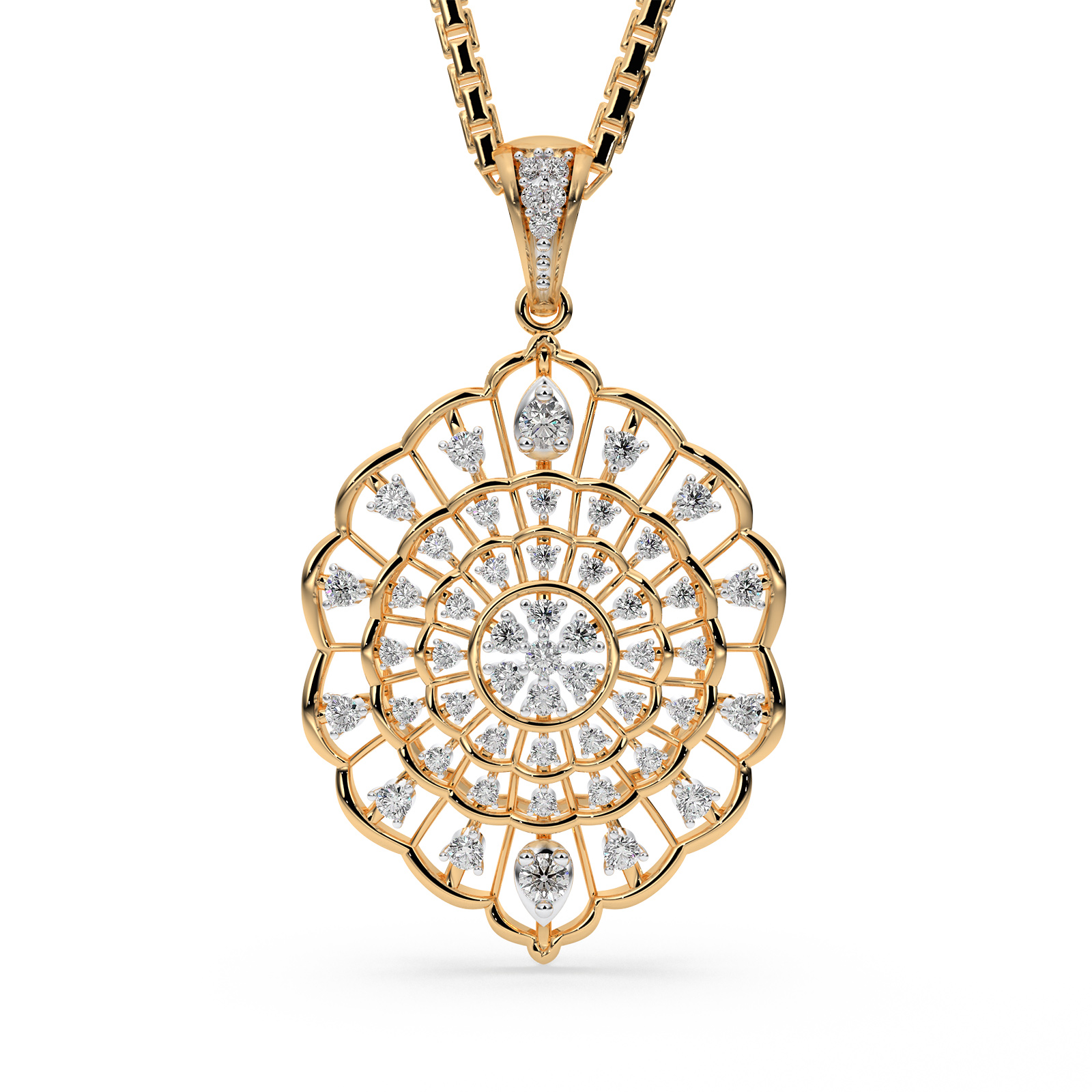 DIAMOND PENDANT 18CT