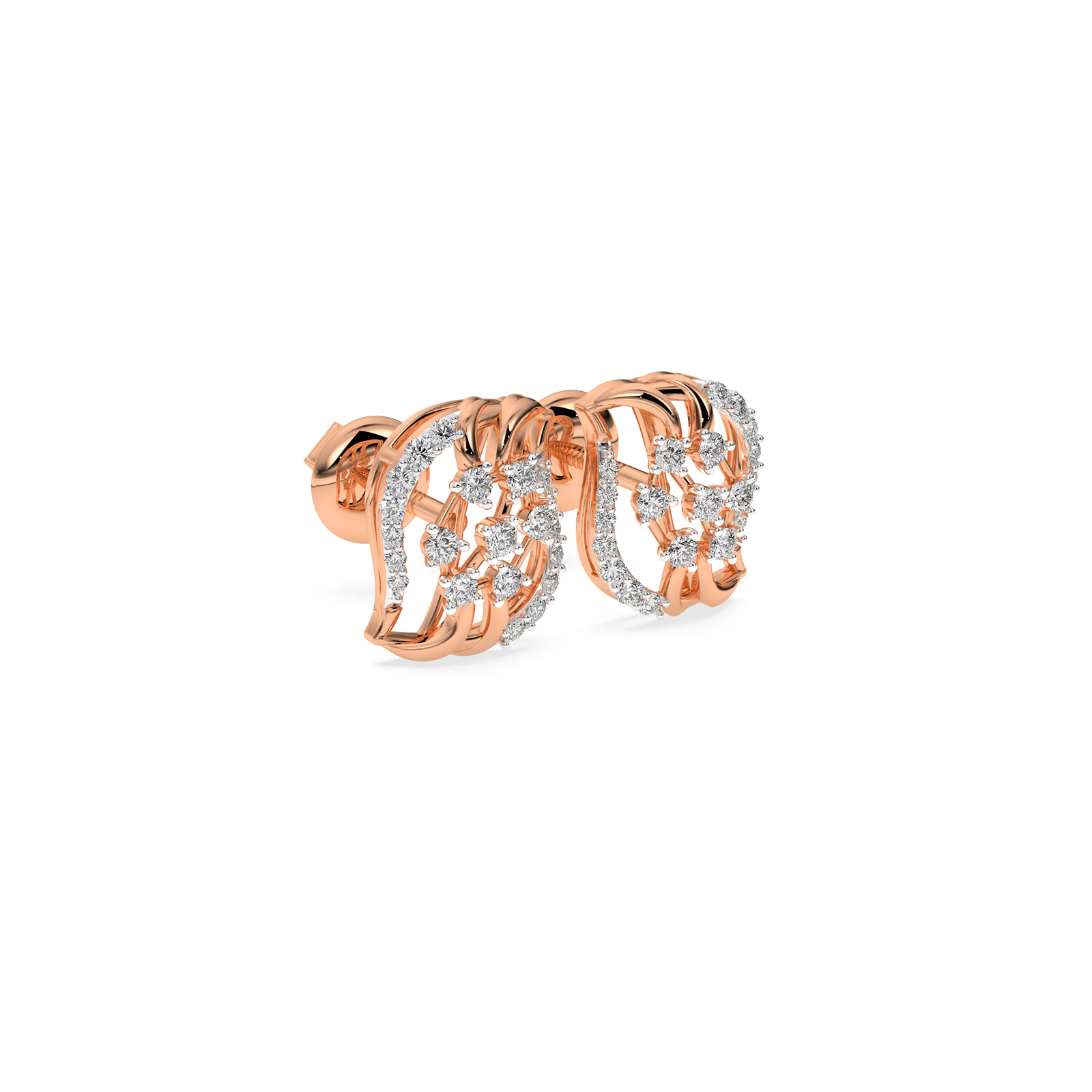 DIAMOND EARRING 18CT