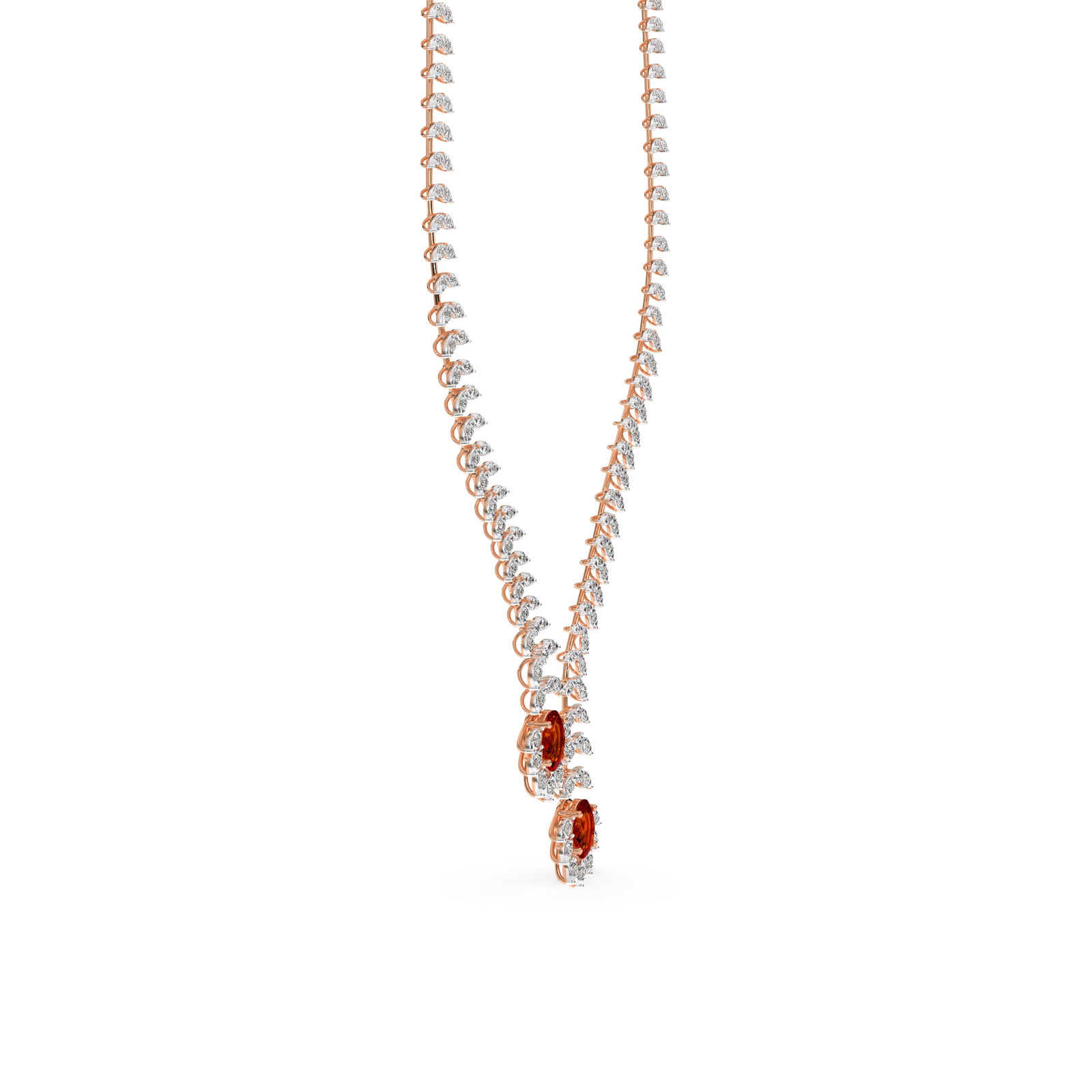 DIAMOND NECKLACE 18CT