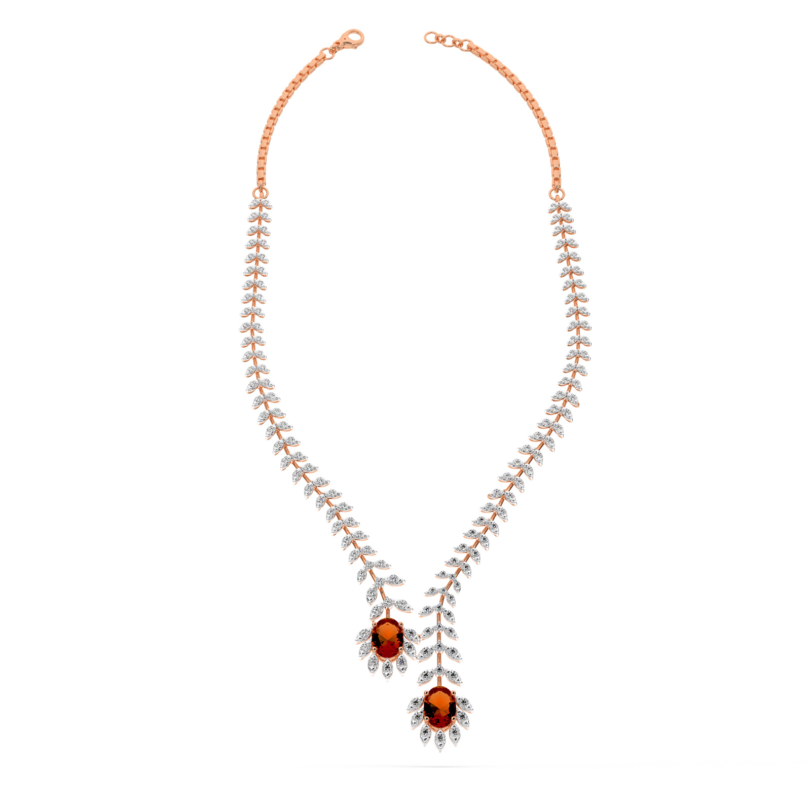 DIAMOND NECKLACE 18CT