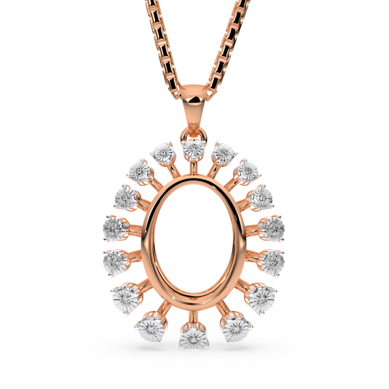 DIAMOND PENDANT 18CT