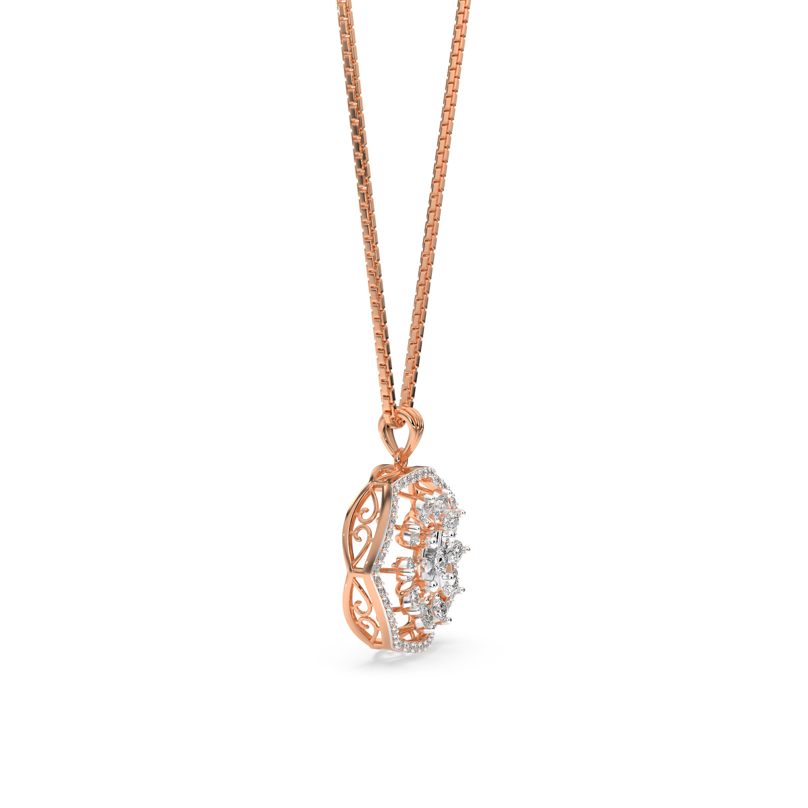 DIAMOND PENDANT 18CT