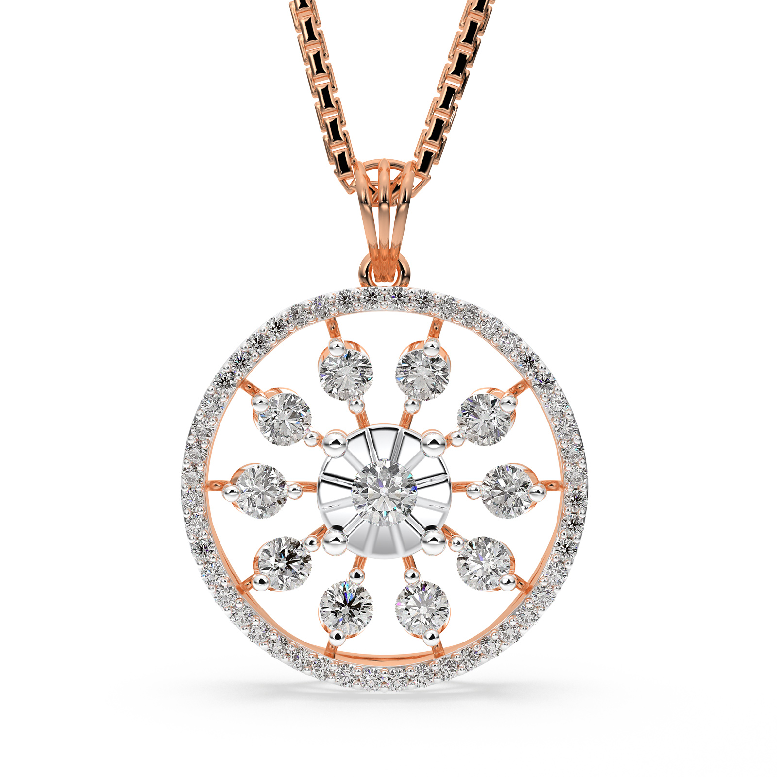 DIAMOND PENDANT 18CT