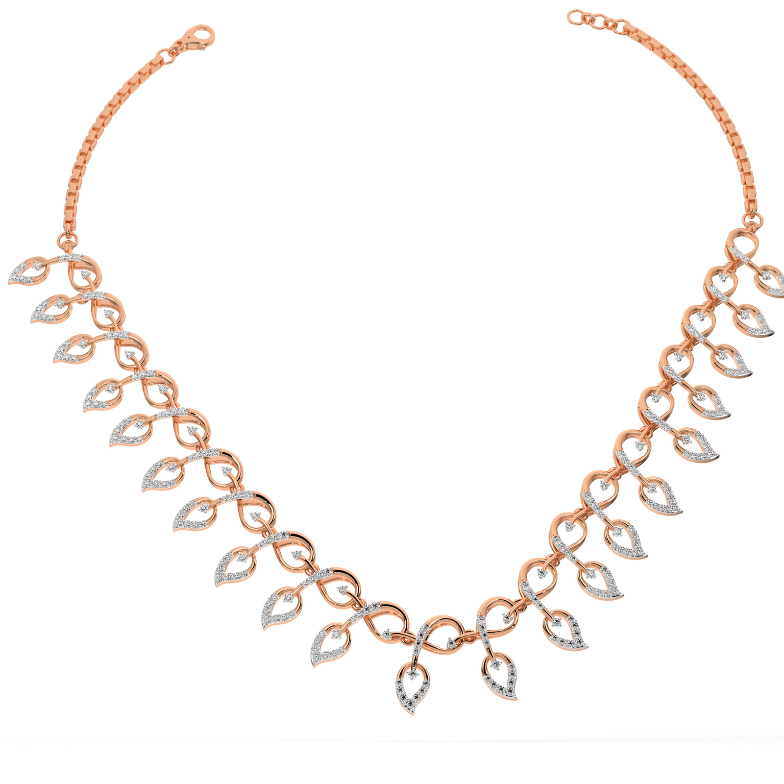 DIAMOND NECKLACE 18CT