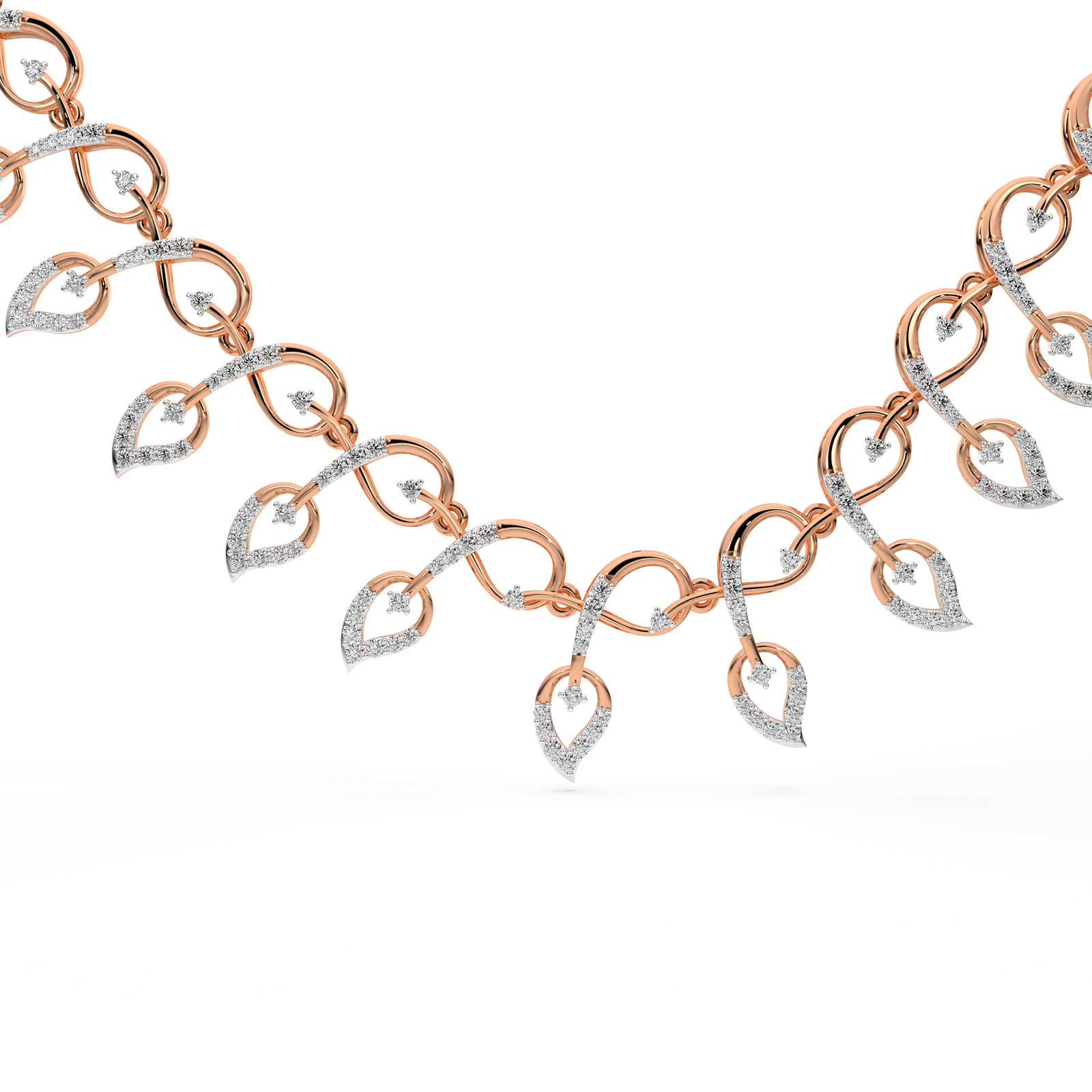 DIAMOND NECKLACE 18CT