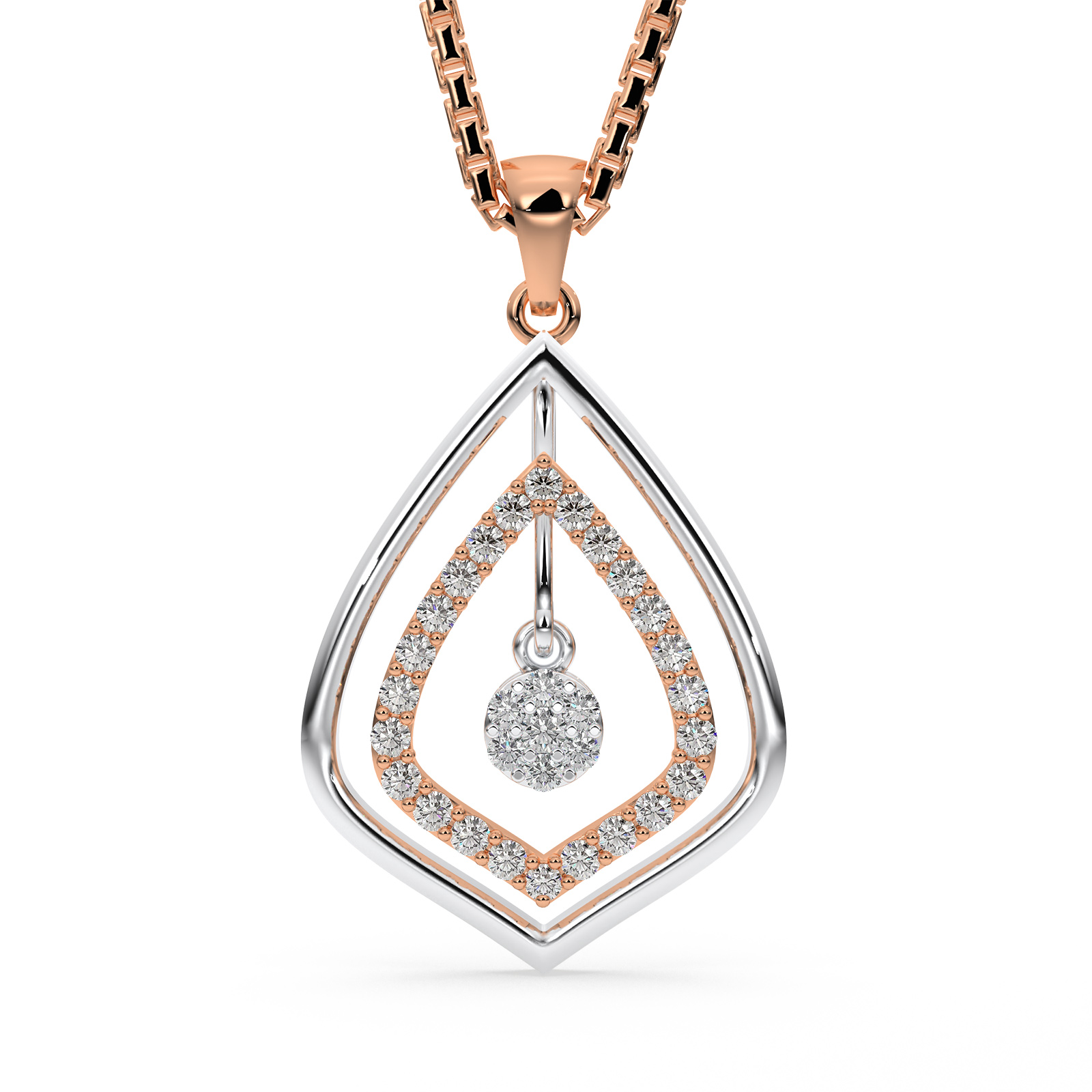 DIAMOND PENDANT 18CT