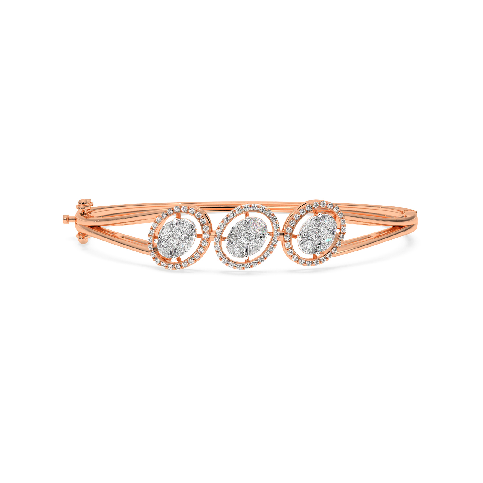 DIAMOND LADIES BRACELET 18CT