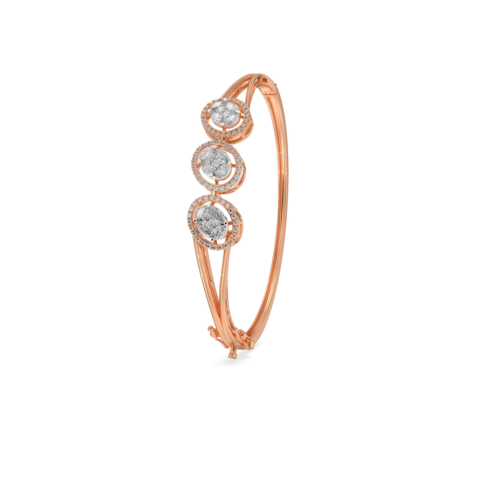 DIAMOND LADIES BRACELET 18CT