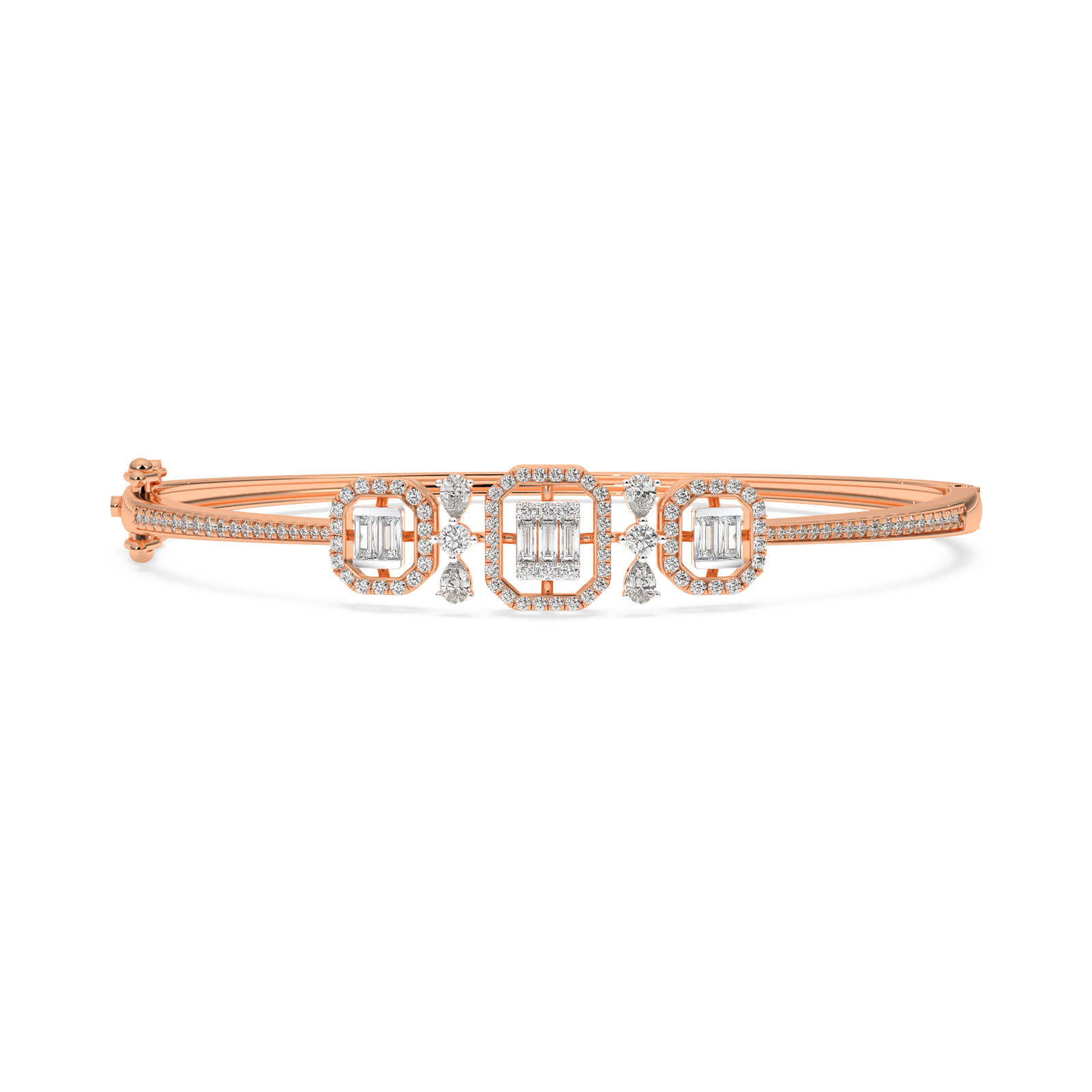 DIAMOND LADIES BRACELET 18CT