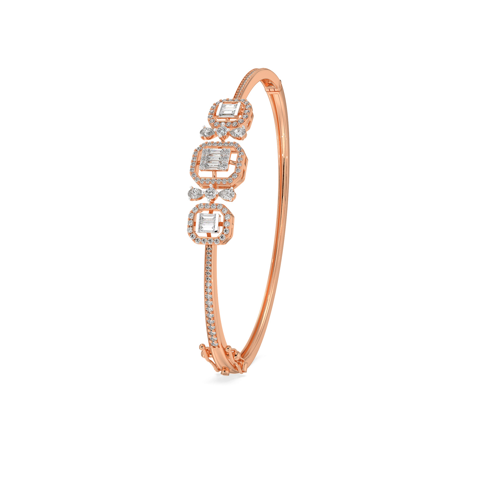 DIAMOND LADIES BRACELET 18CT