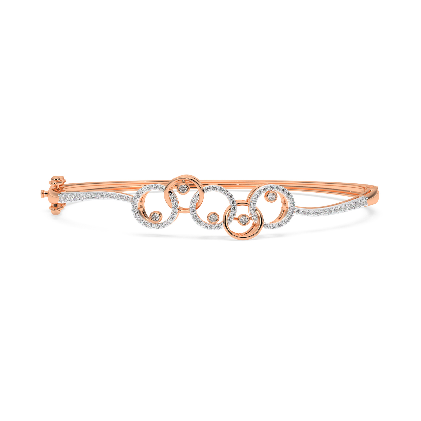 DIAMOND LADIES BRACELET 18CT