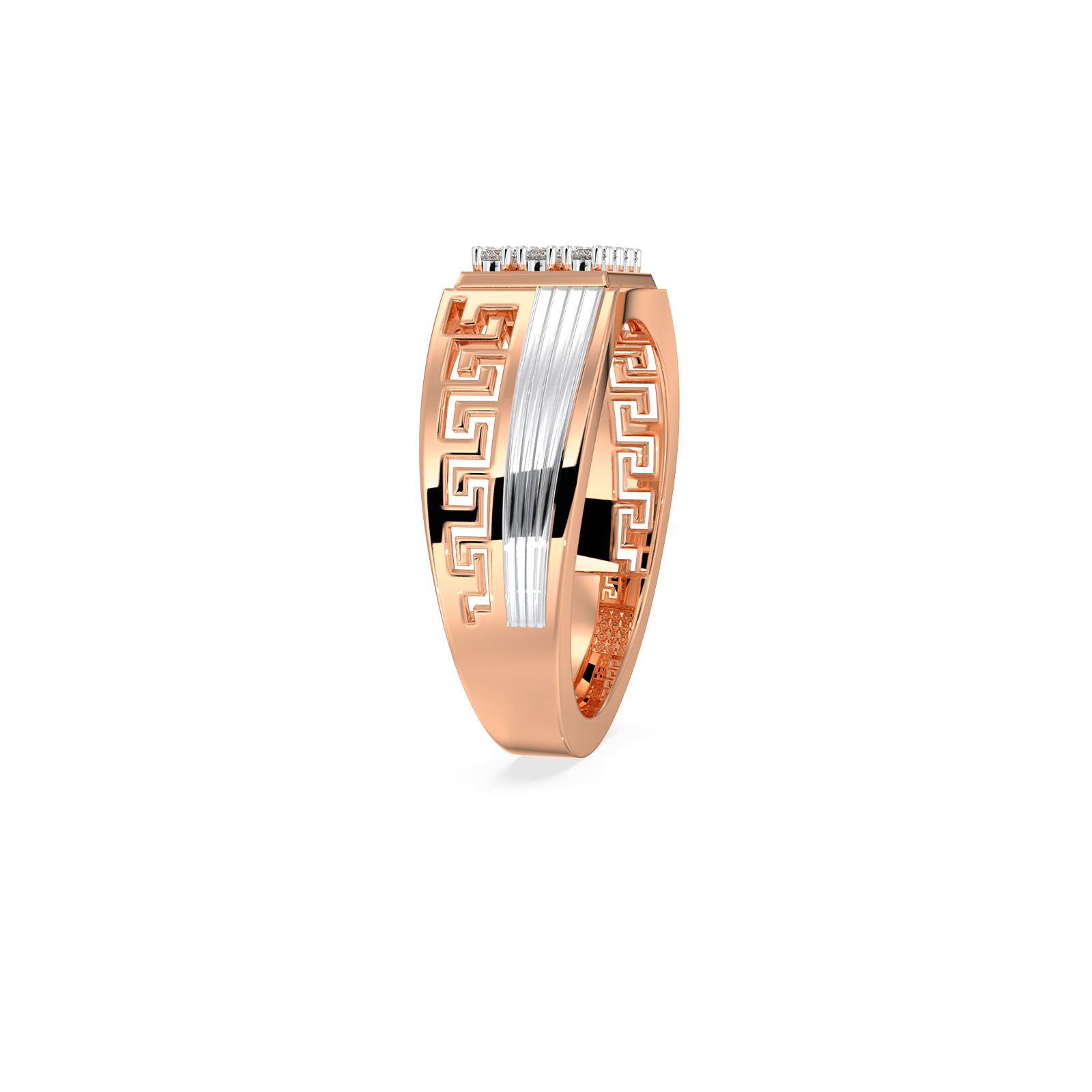 DIAMOND GENTS RING 18CT