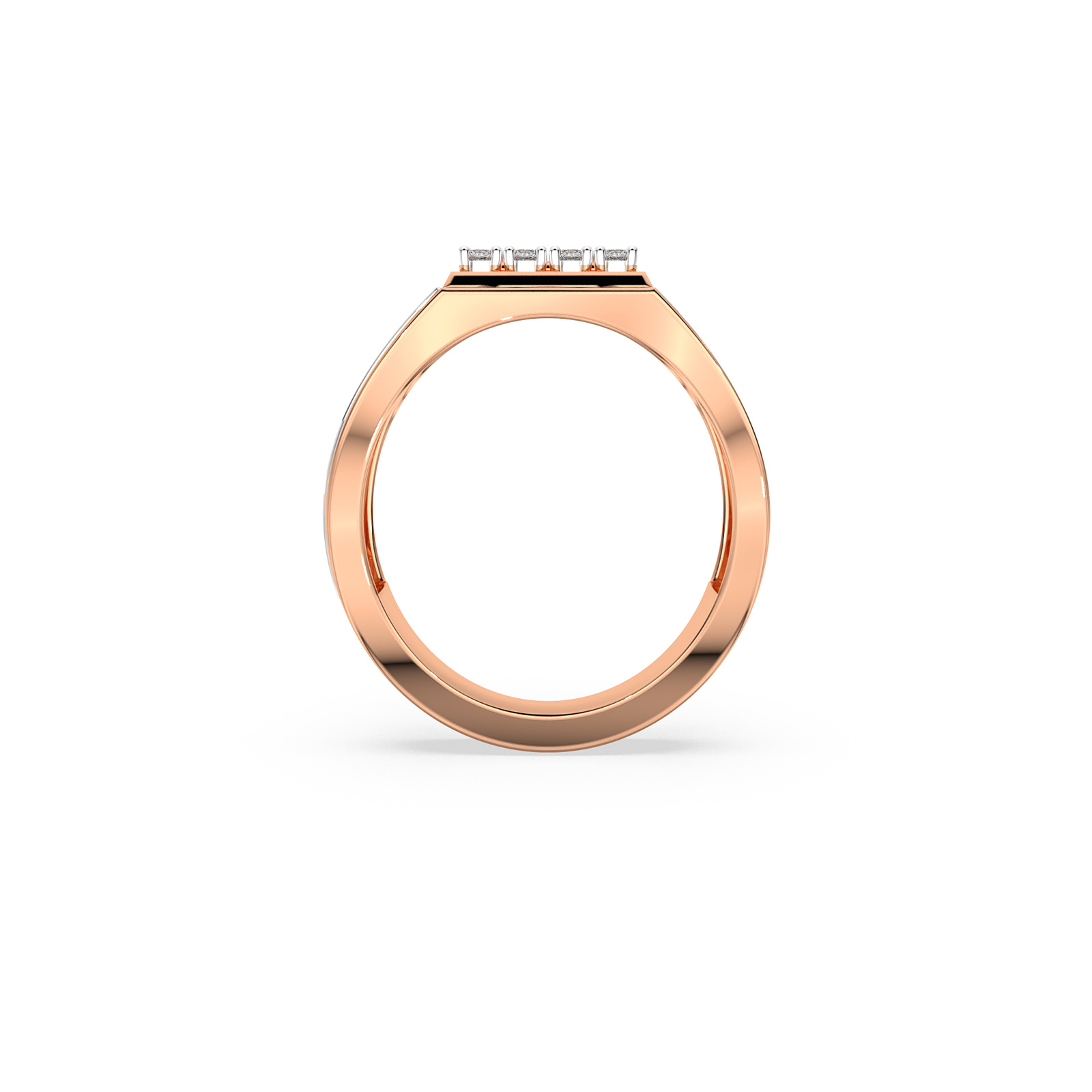 DIAMOND GENTS RING 18CT