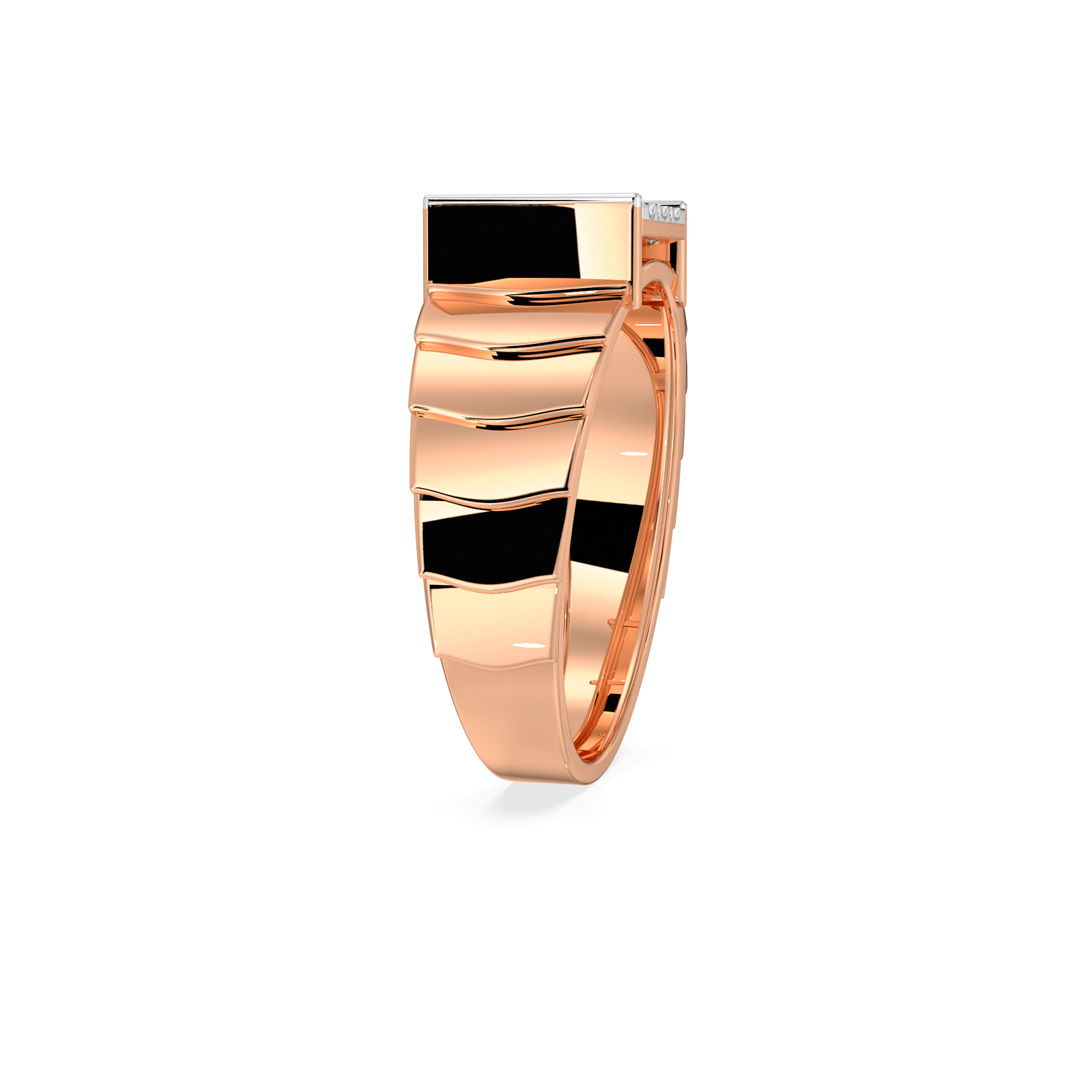 DIAMOND GENTS RING 18CT