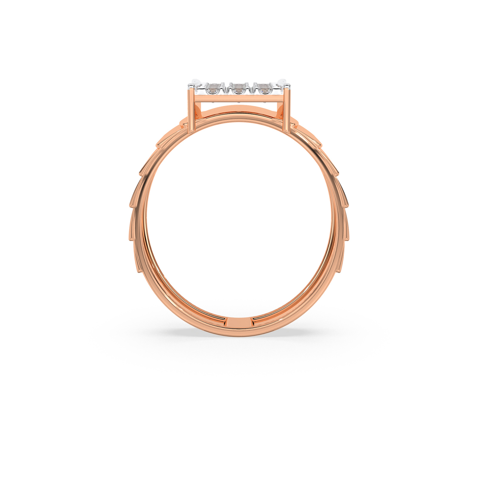 DIAMOND GENTS RING 18CT