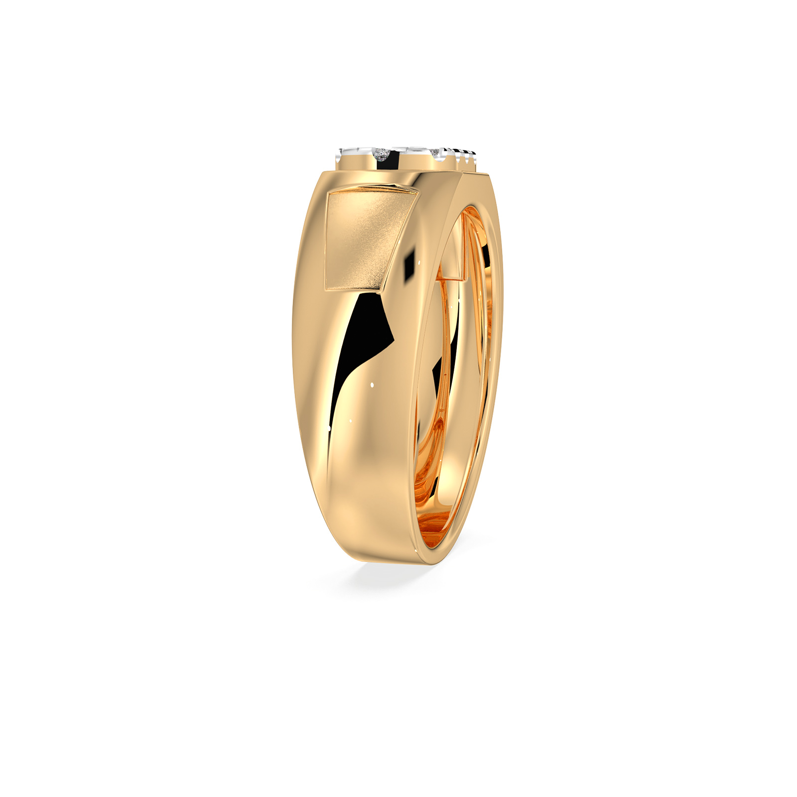 DIAMOND GENTS RING 18CT