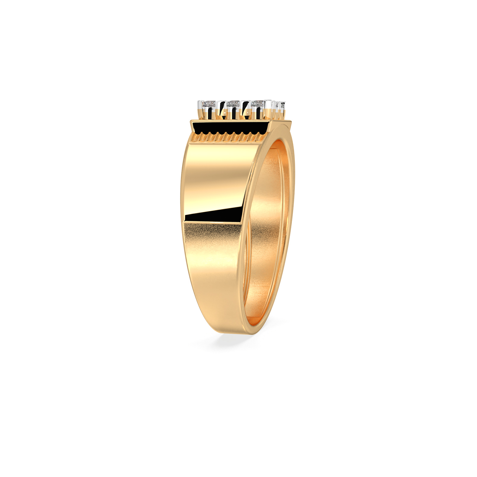 DIAMOND GENTS RING 18CT