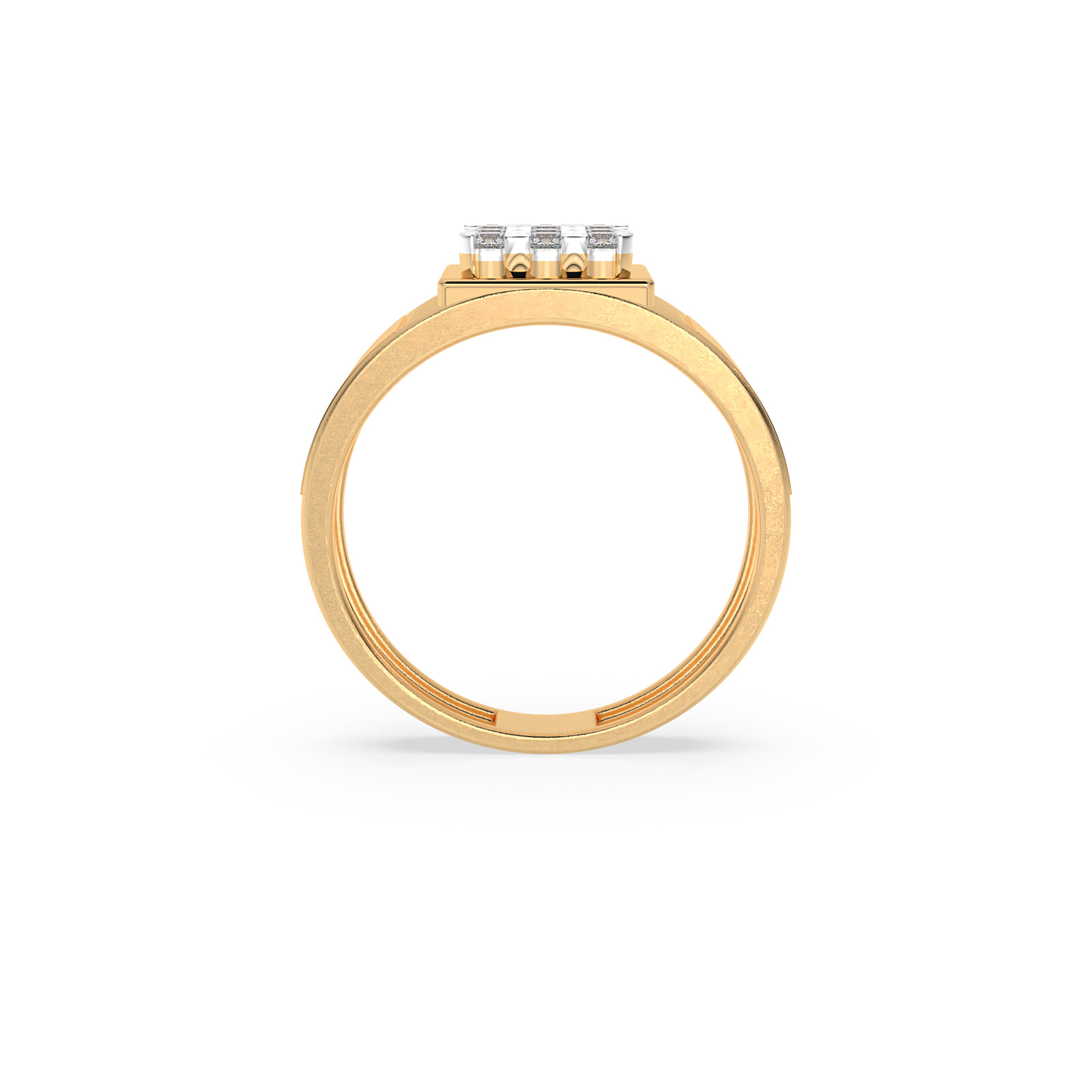 DIAMOND GENTS RING 18CT