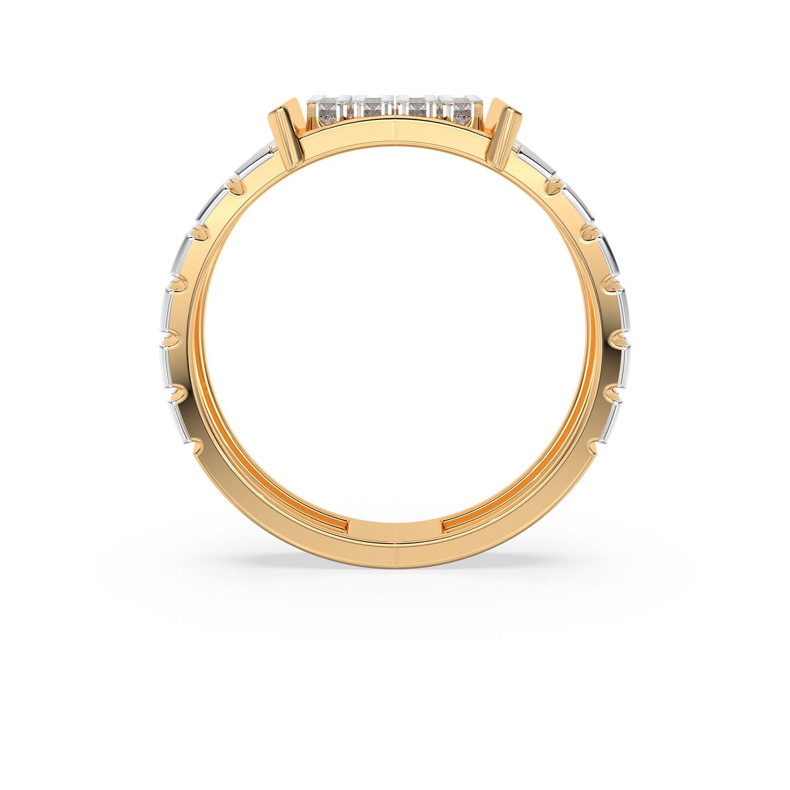 DIAMOND GENTS RING 18CT