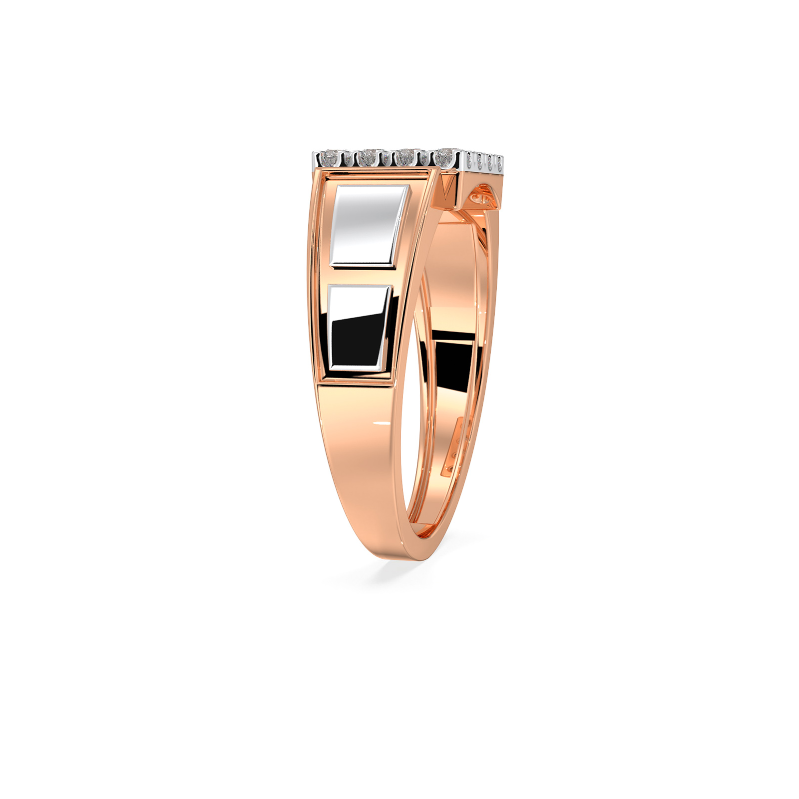 DIAMOND GENTS RING 18CT