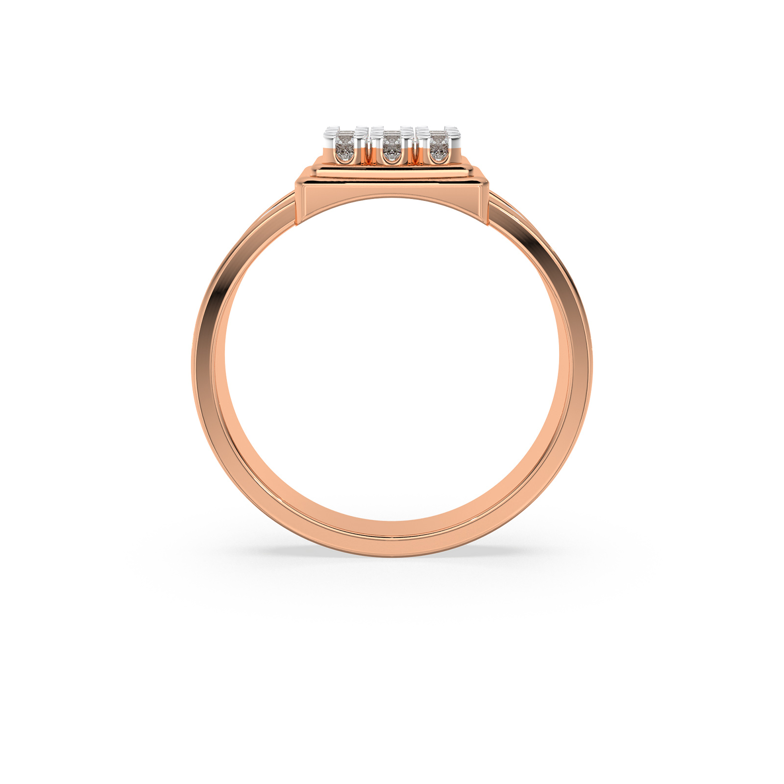 DIAMOND GENTS RING 18CT