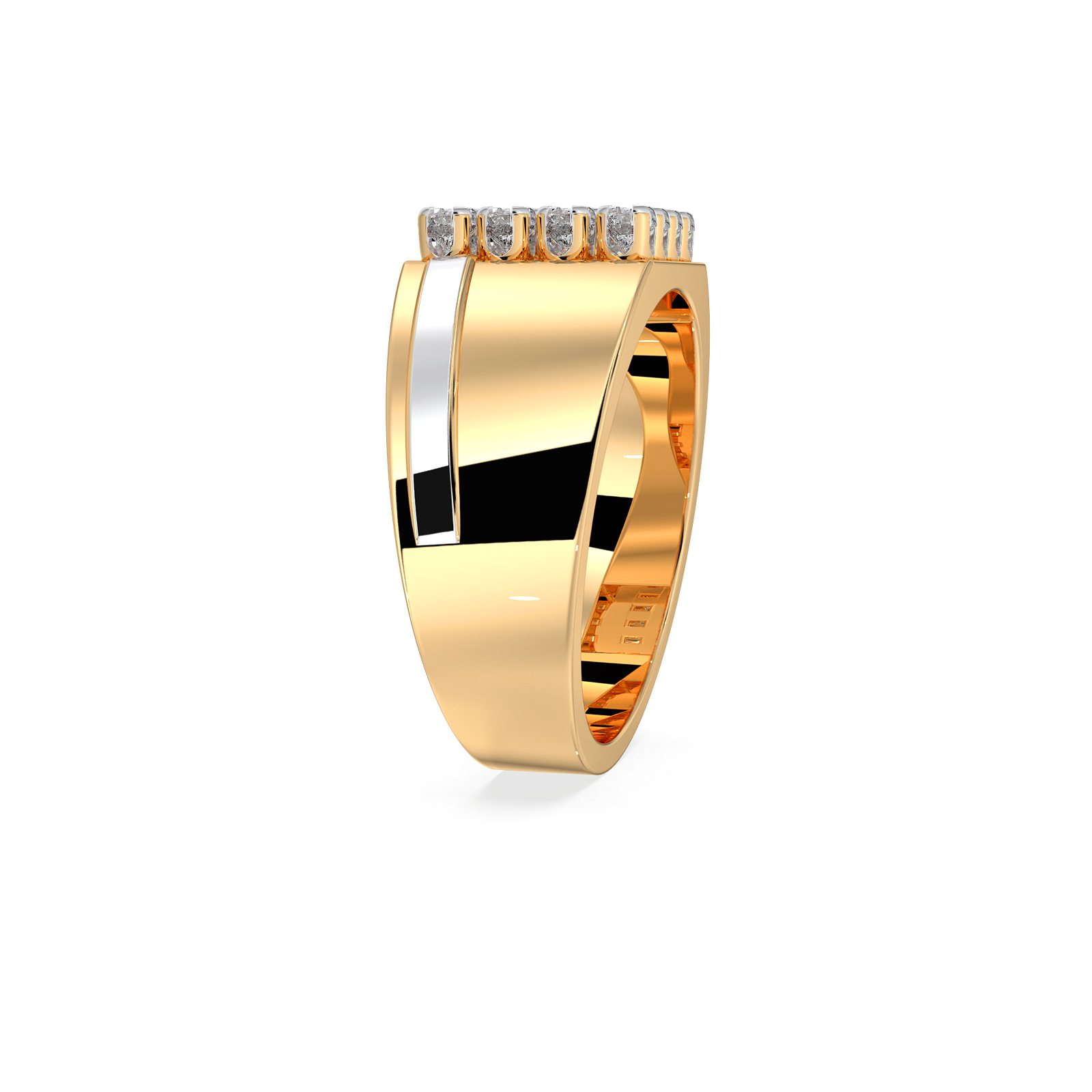 DIAMOND GENTS RING 18CT