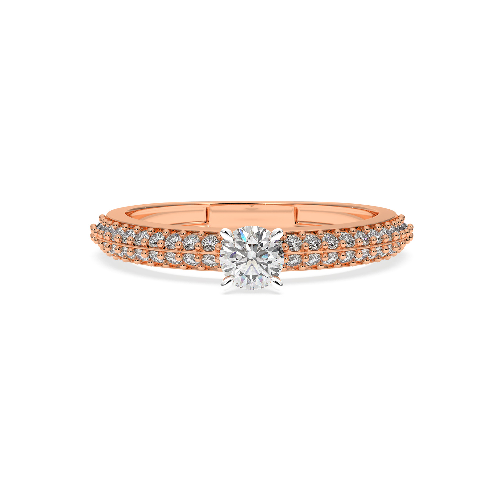 DIAMOND LADIES RING 18CT