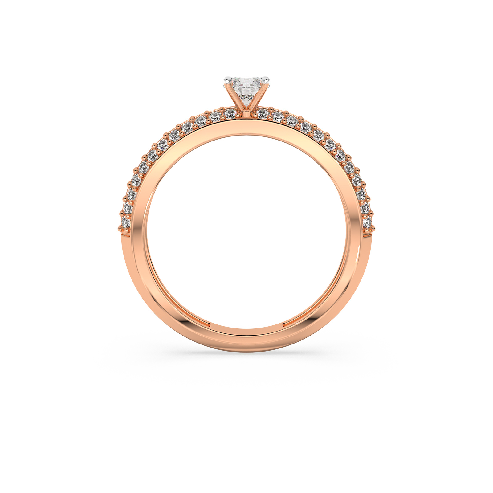 DIAMOND LADIES RING 18CT
