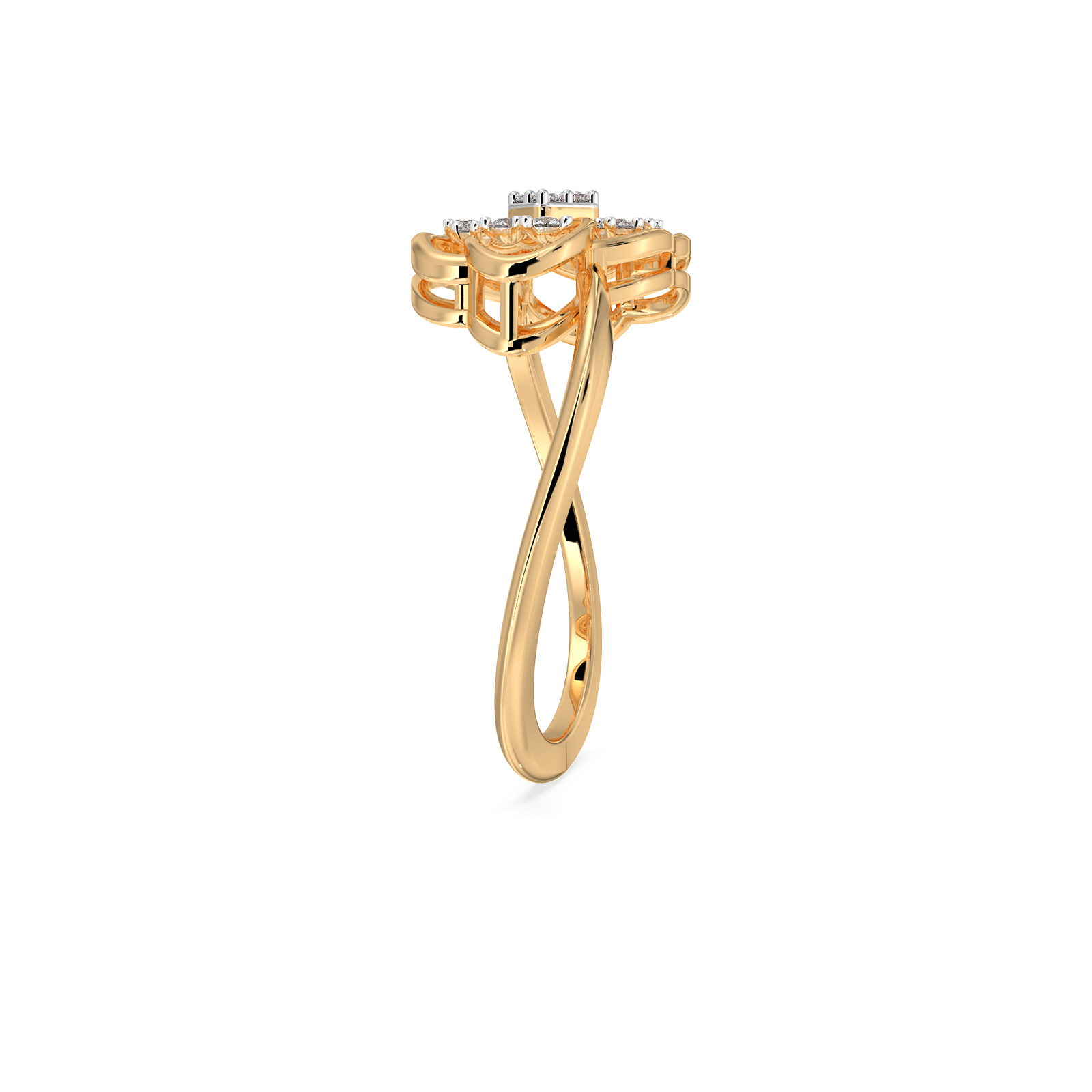 DIAMOND LADIES RING 18CT