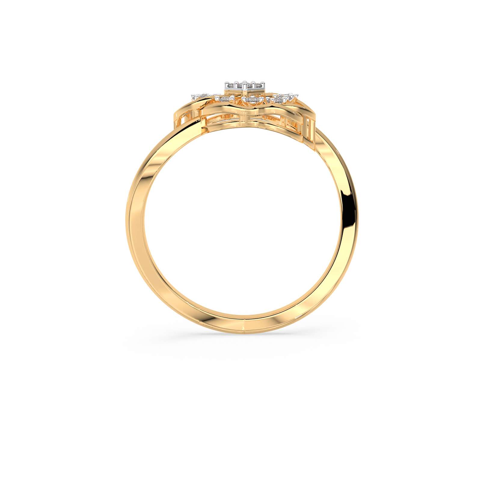 DIAMOND LADIES RING 18CT