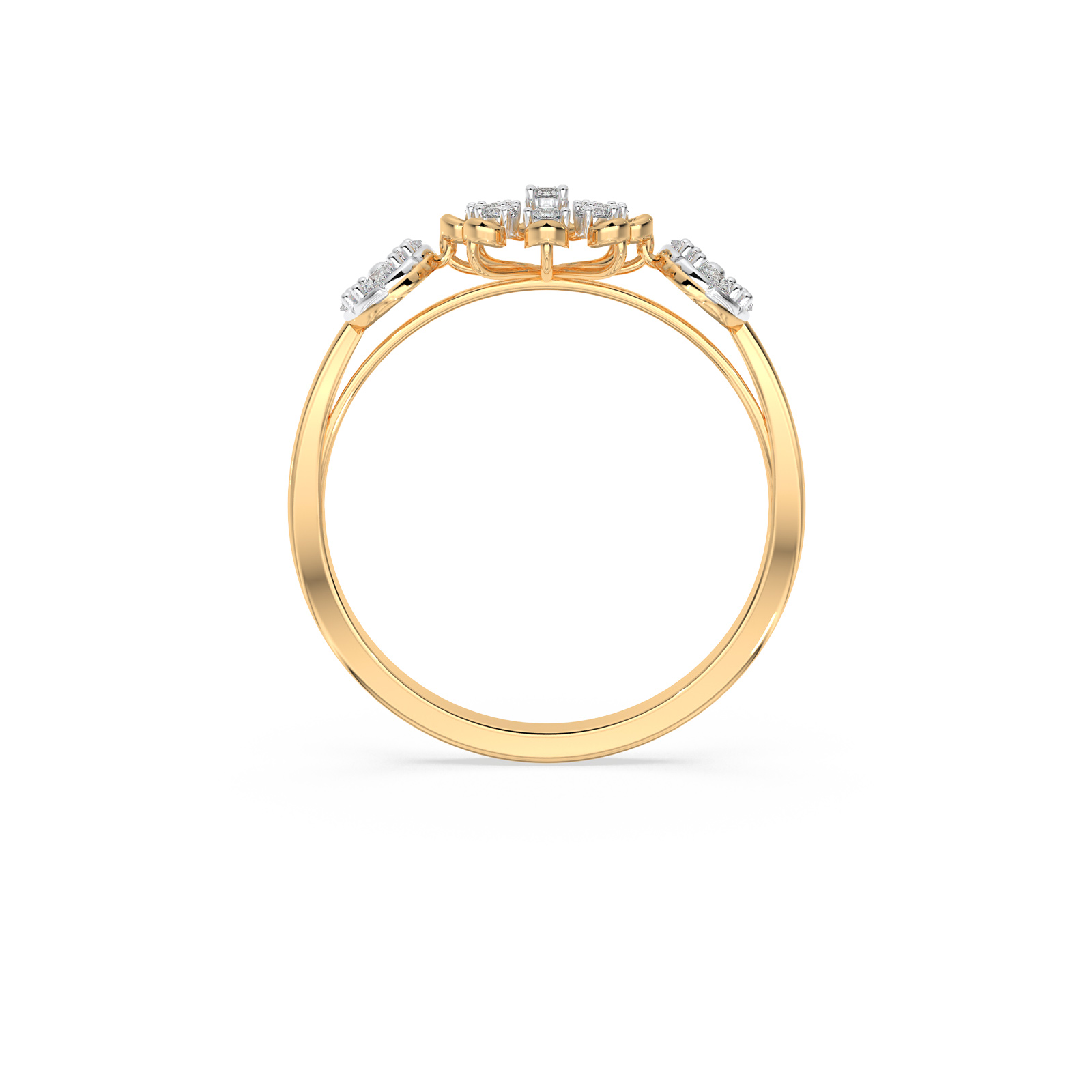 DIAMOND LADIES RING 18CT
